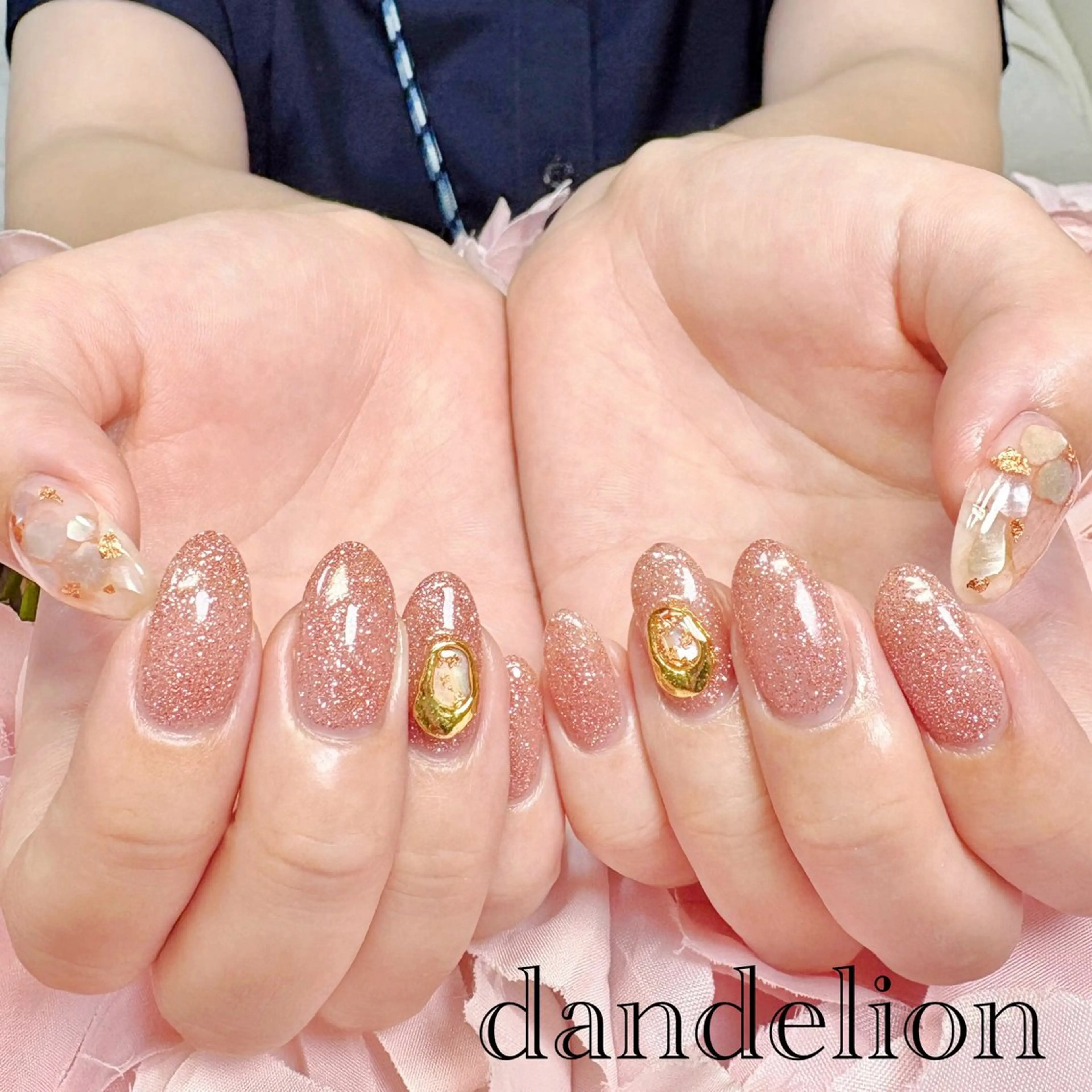 ネイル ハンドネイル ハンドケア dandelion ダンデライオンのネイルデザイン