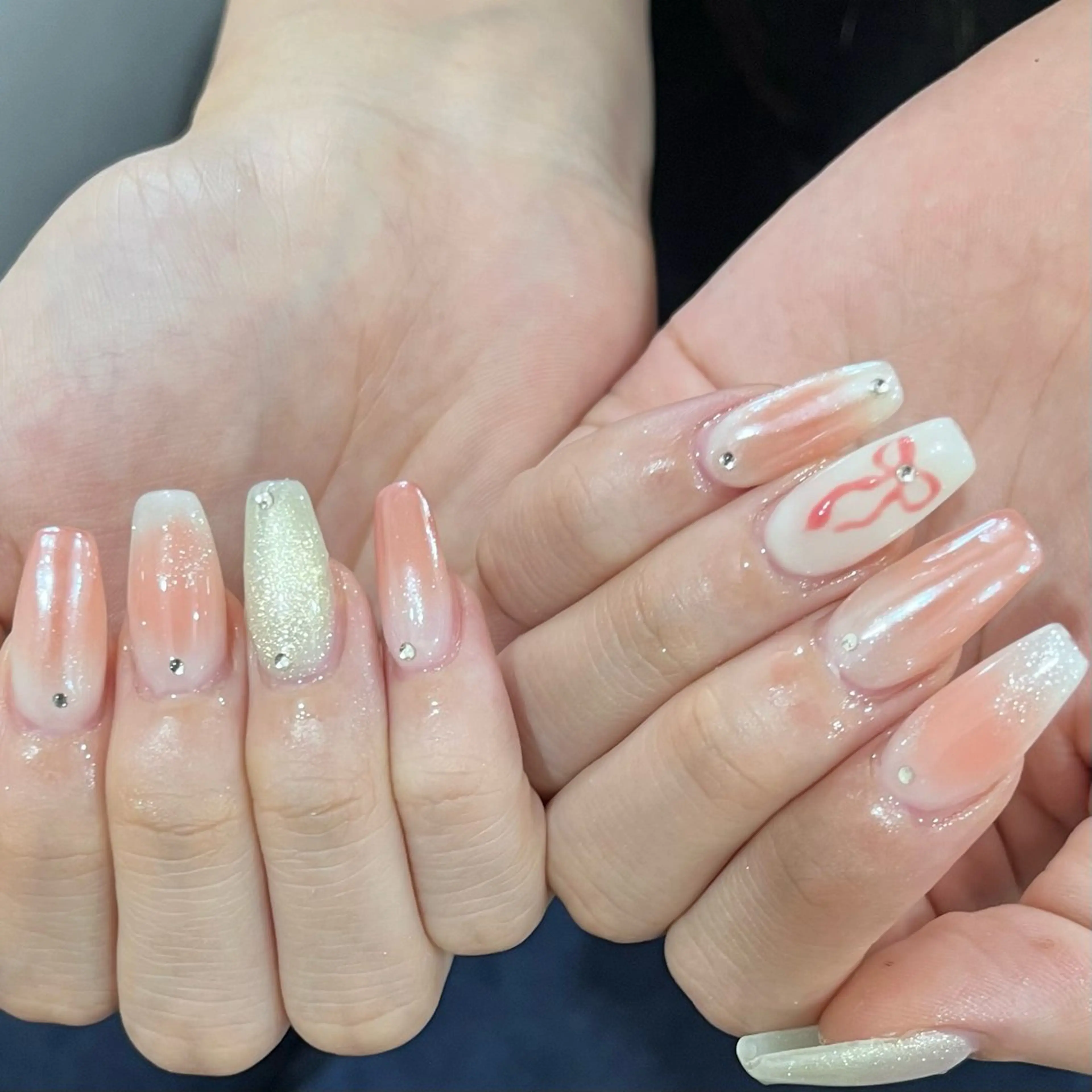 ネイル 韓国ネイル ワンホンネイル ハンドネイル ハンドケア Chang _Nailのネイルデザイン