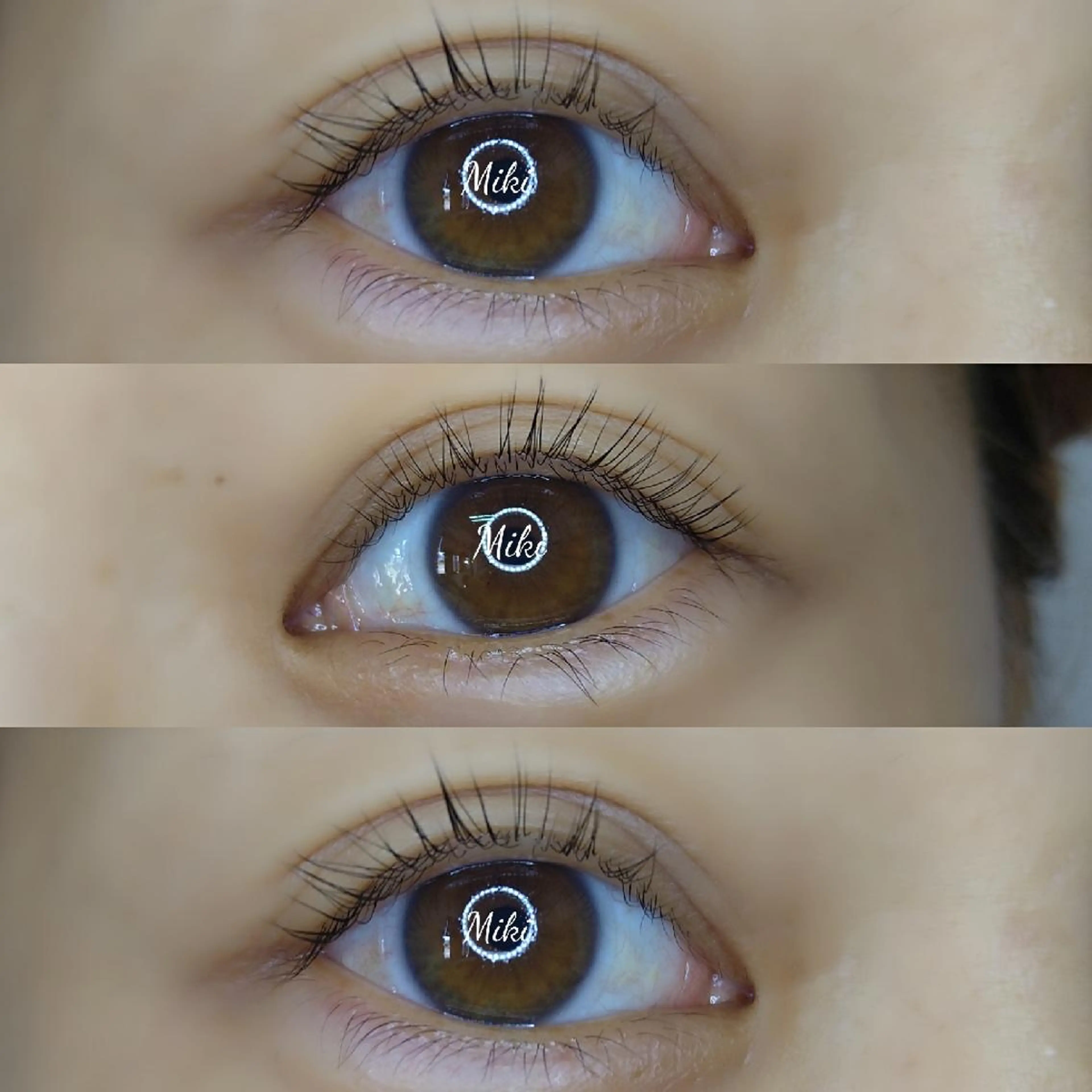 マツエク・マツパ 一重×まつ毛パーマ のなか みきのマツエク・マツパデザイン