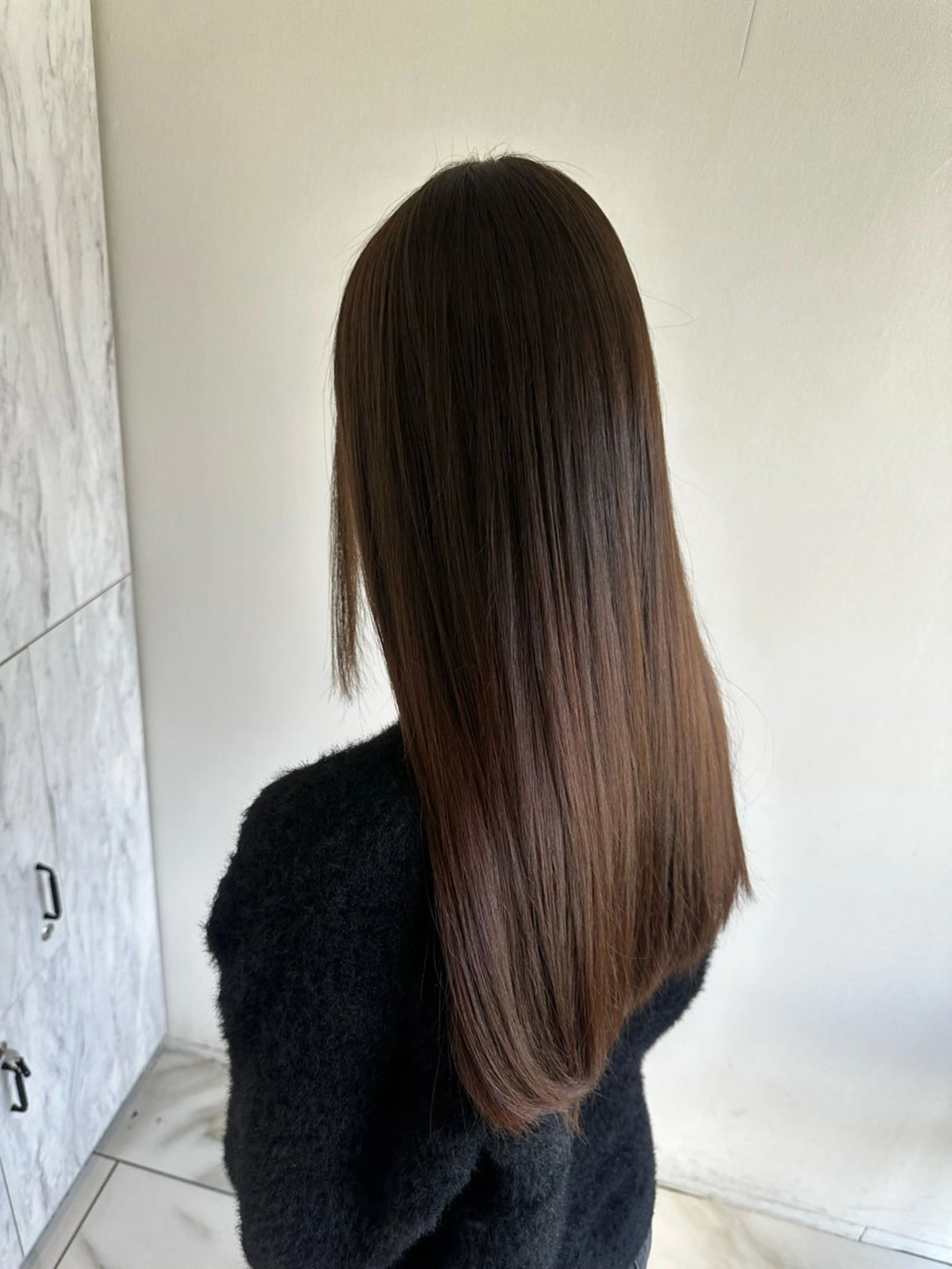 ロング カラー むっち〜 縮毛矯正／髪質改善のヘアスタイル