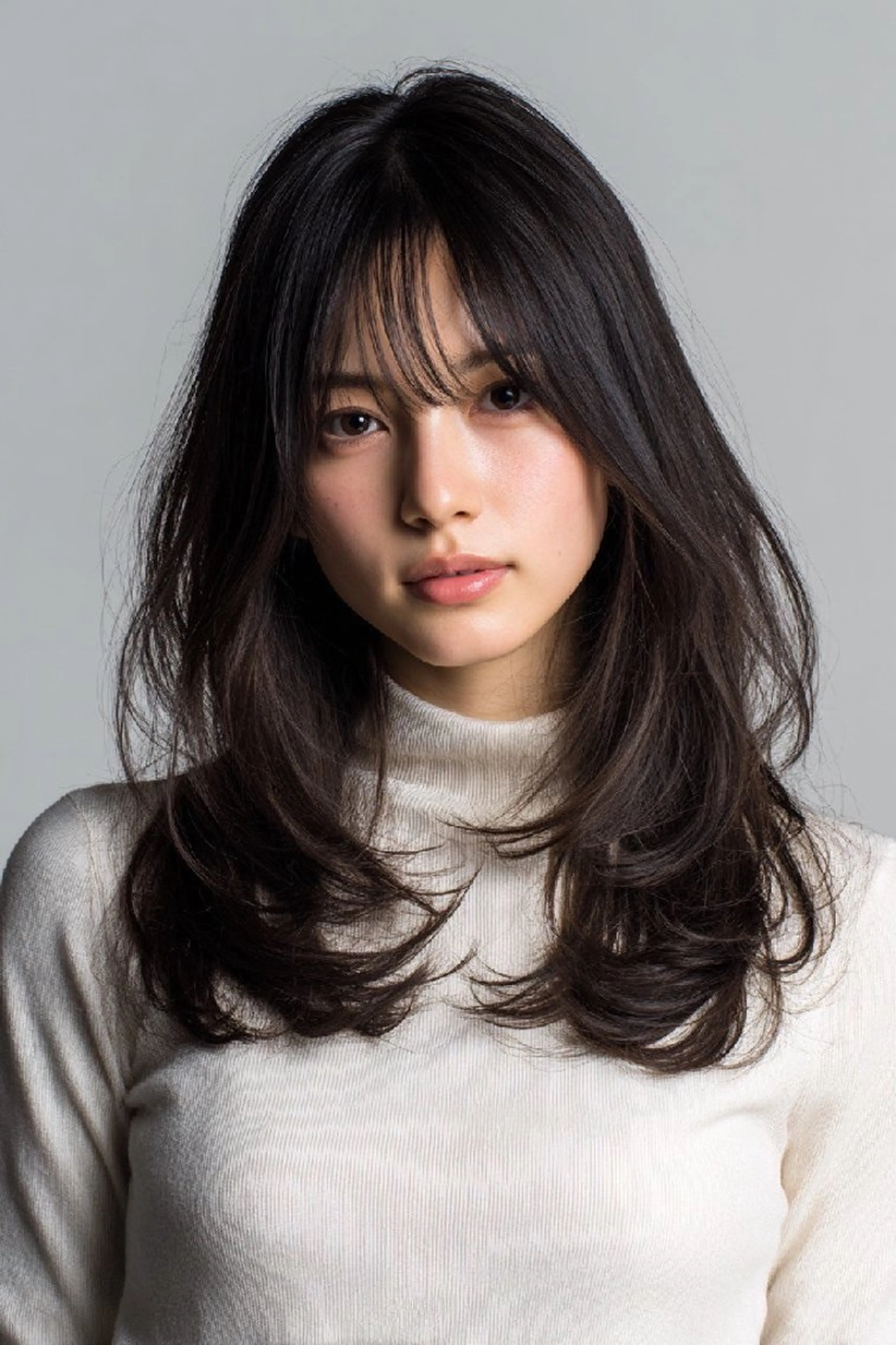 セミロング カラー 大塚 健太のヘアスタイル