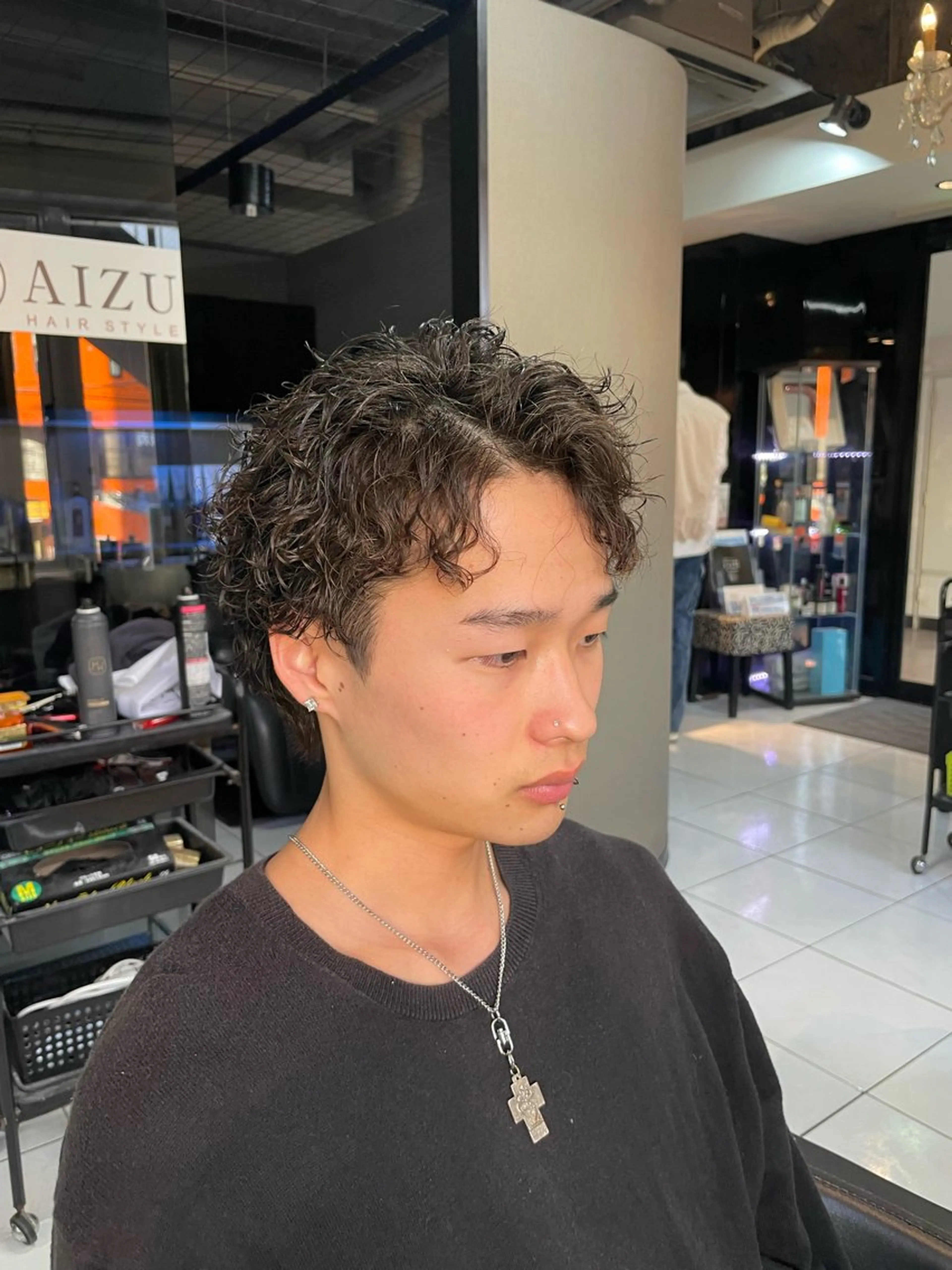 パーマ メンズ メンズパーマ ツイストスパイラルパーマ 波巻きパーマ スパイラルパーマ カット パーマ 🔥お値段以上🔥 メンズ特化たかひろのヘアスタイル