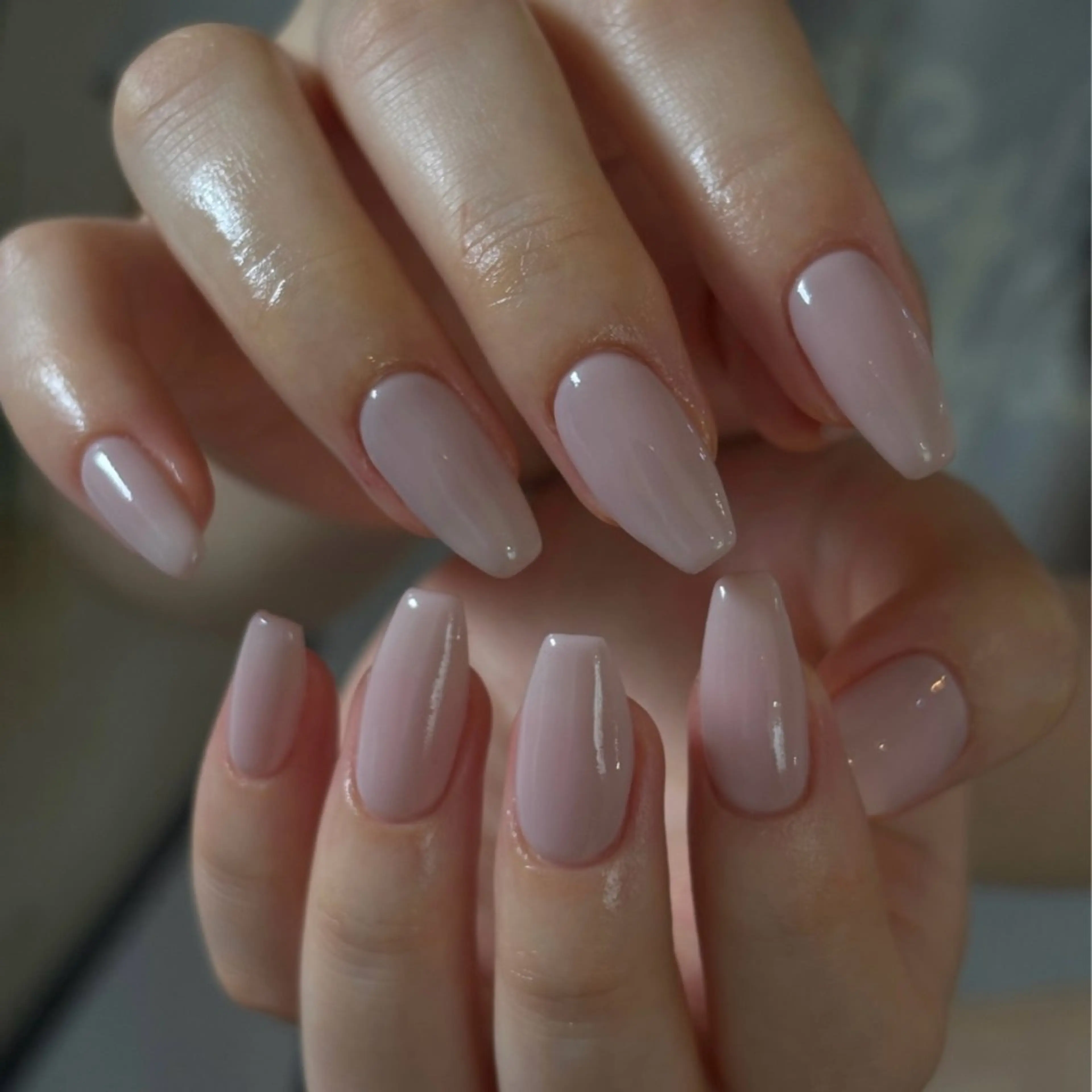 ネイル ニュアンスネイル ワンカラーネイル ハンドネイル mer fudge所属・mer-fudge- shioriのネイルデザイン