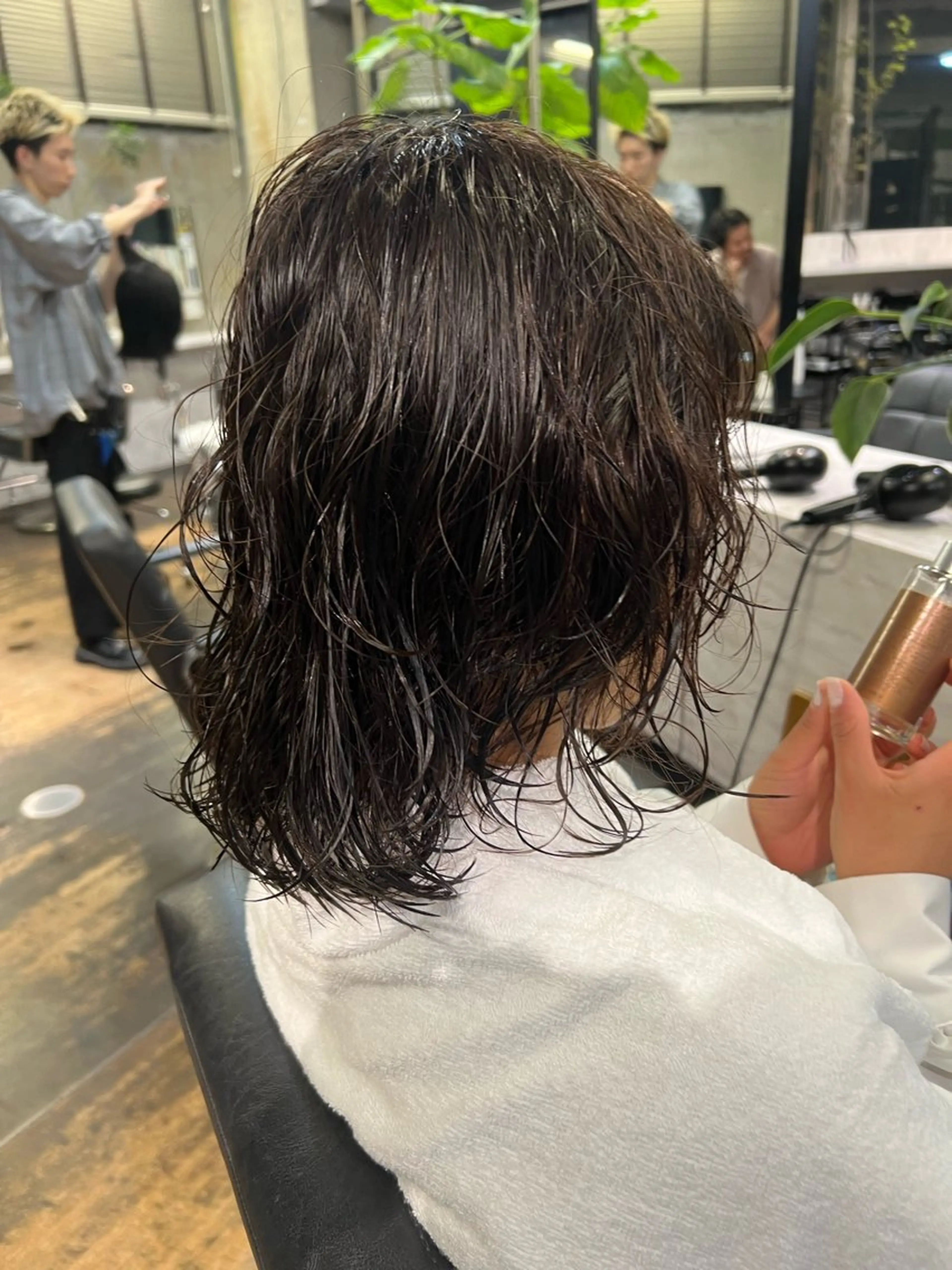 ミディアム パーマ ROBBY所属・松井美樹/似合わせ ガーリー・韓国のヘアスタイル