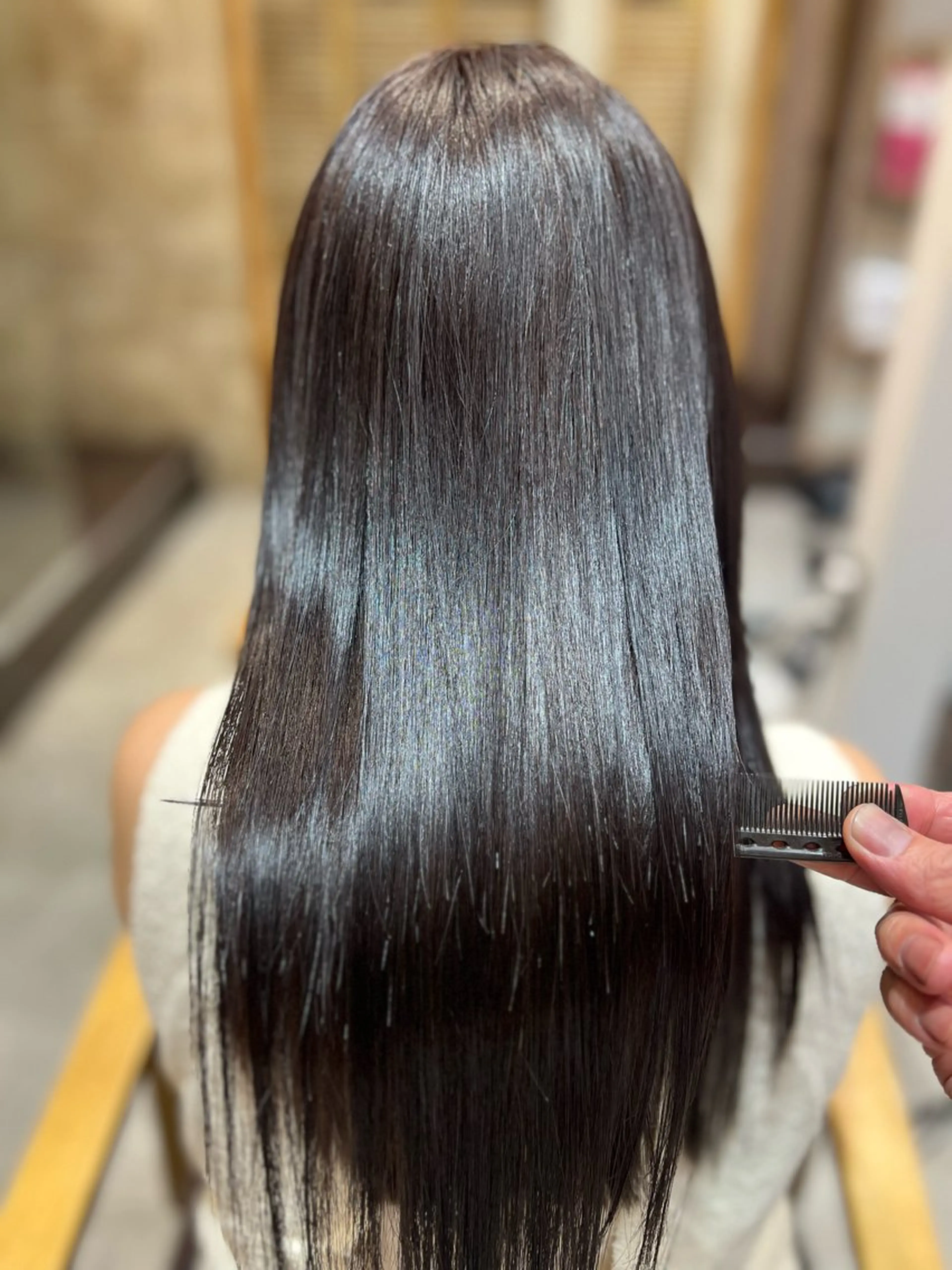 セミロング カット ヘアカラー トリートメント 前井 正人のヘアスタイル