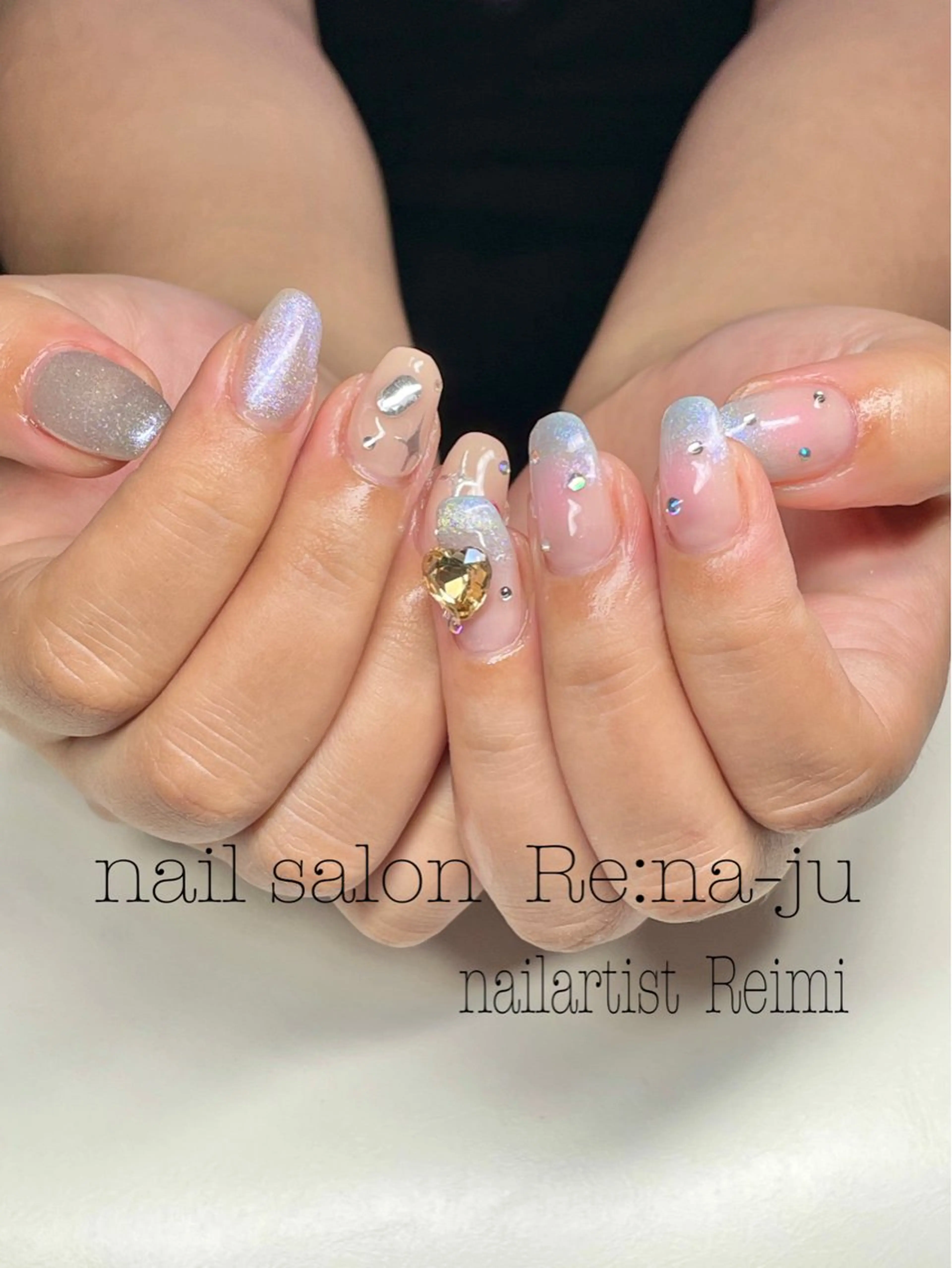 ネイル ハンドネイル nail salon Re:na-juのネイルデザイン