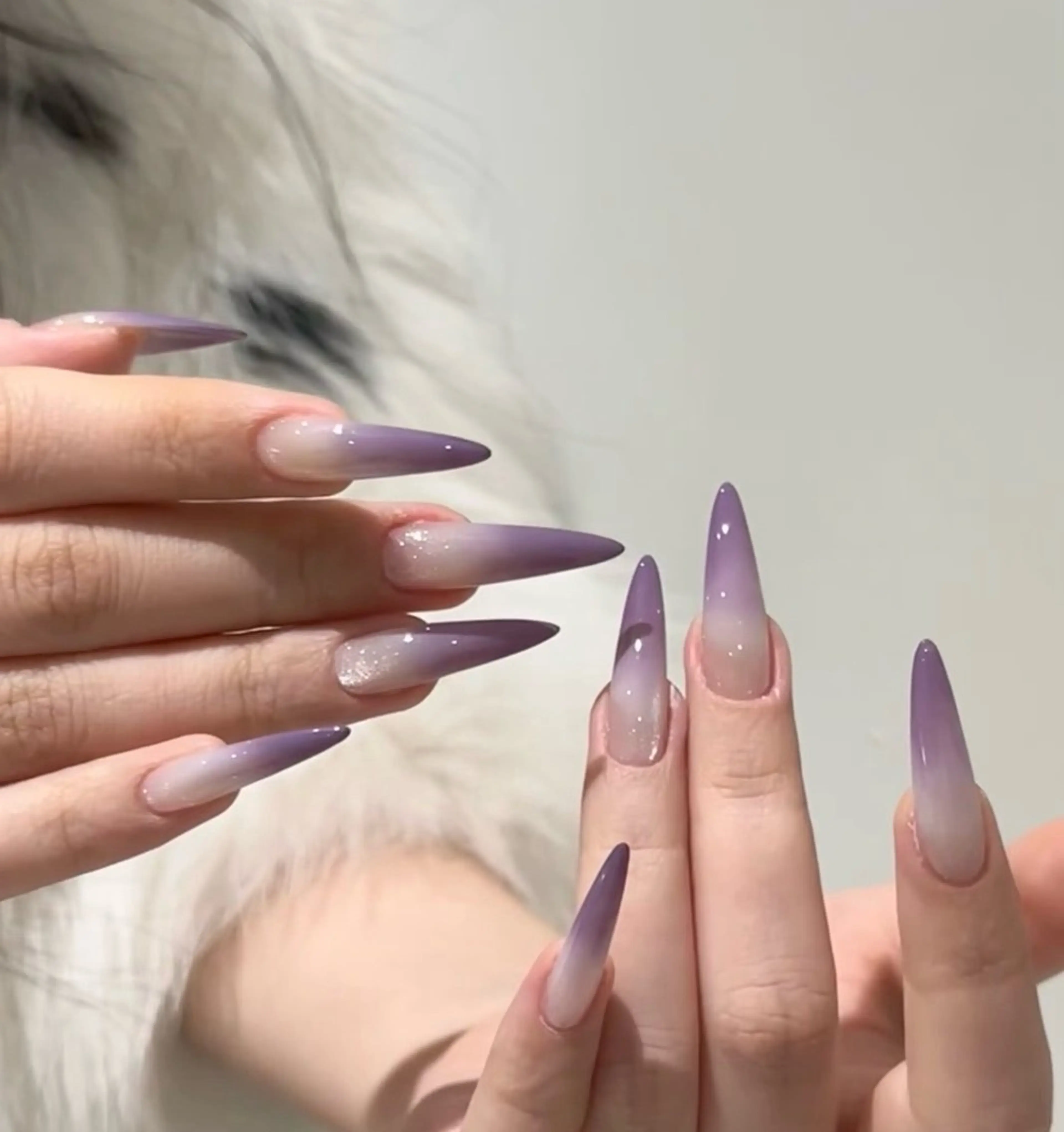 ネイル オーロラネイル フラワーネイル フットネイル フレンチネイル ジェルネイル ハンドネイル 長さだし専門 ありさのネイルデザイン