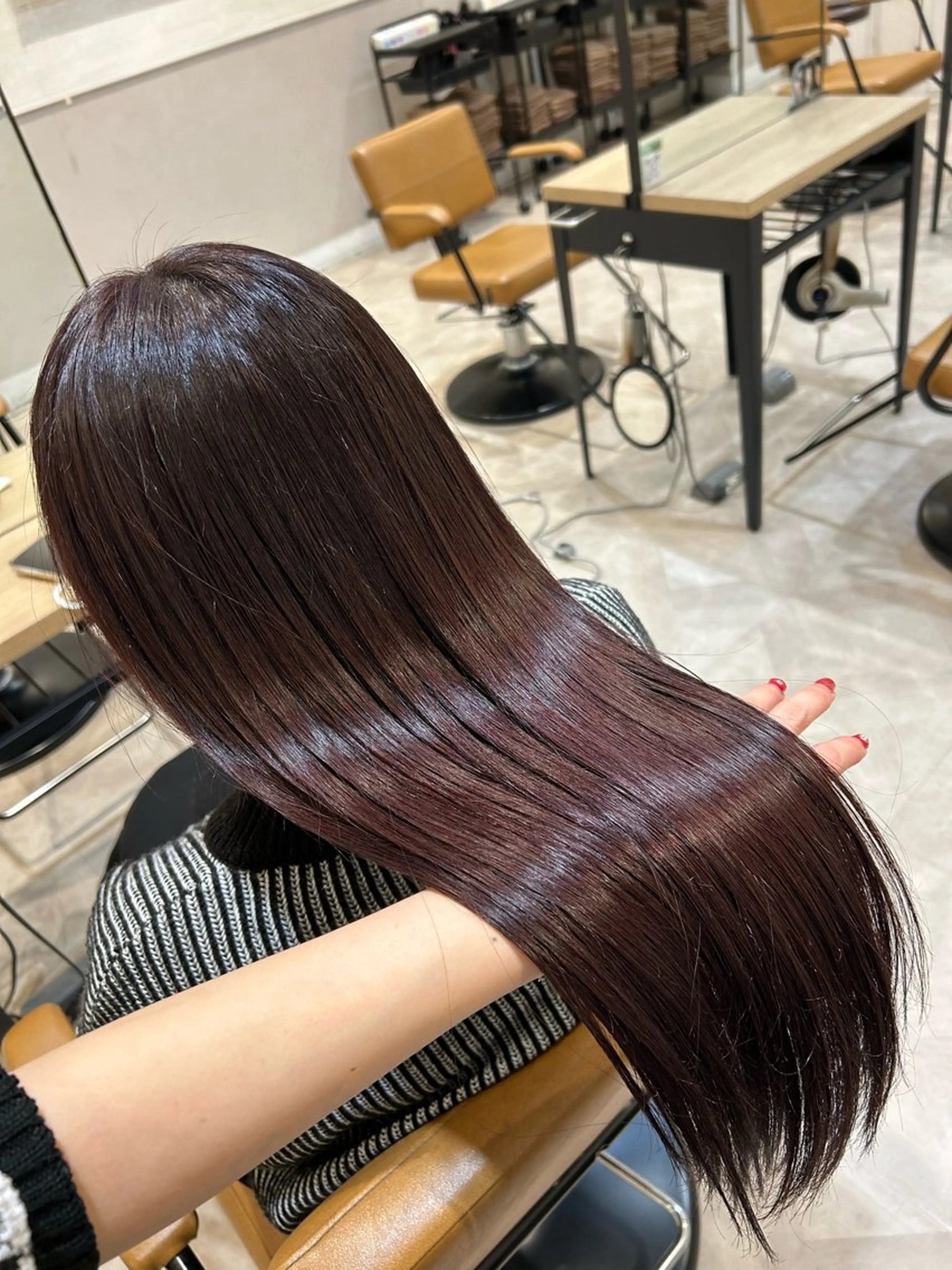 ロング La Bonheur hair Olivier 北千住店所属・小川 ルミナのヘアスタイル