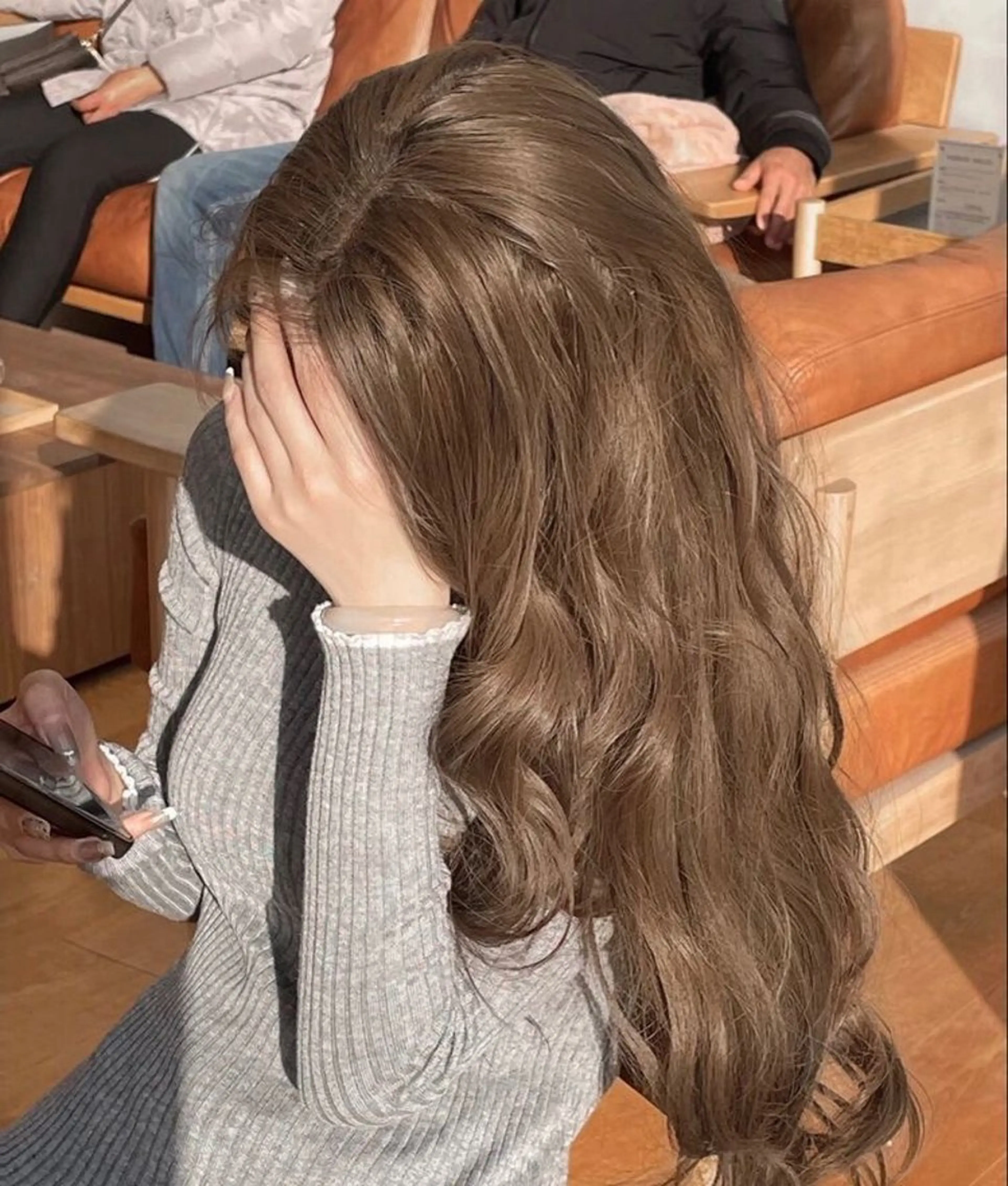 ロング カラー ヘアカラー atelier doux dimanche（アトリエ・ドゥー・ディマンシュ）所属・Fukamiレイヤー 透明感カラーのヘアスタイル