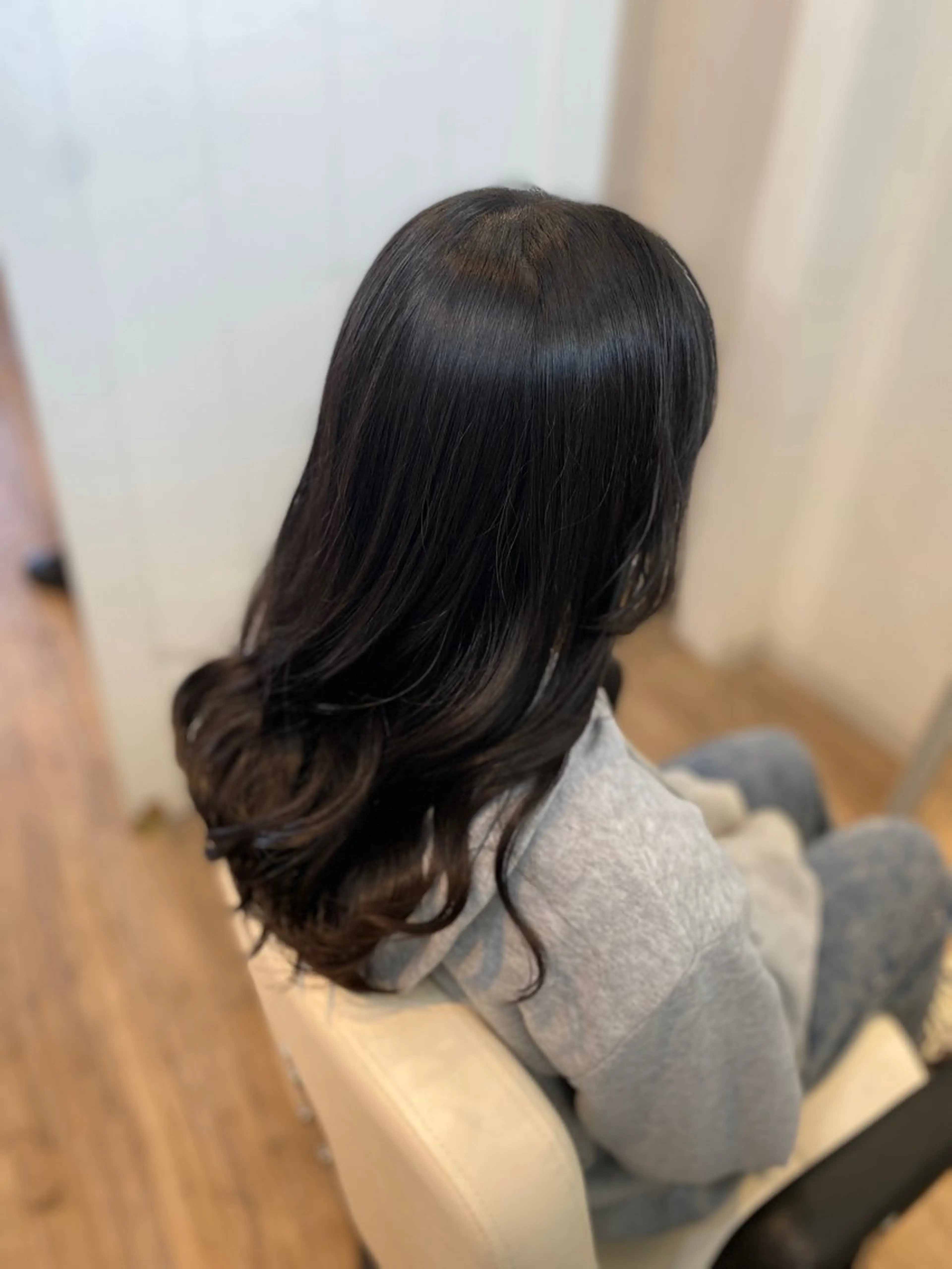 ロング キッズ カット 安住 千明のヘアスタイル