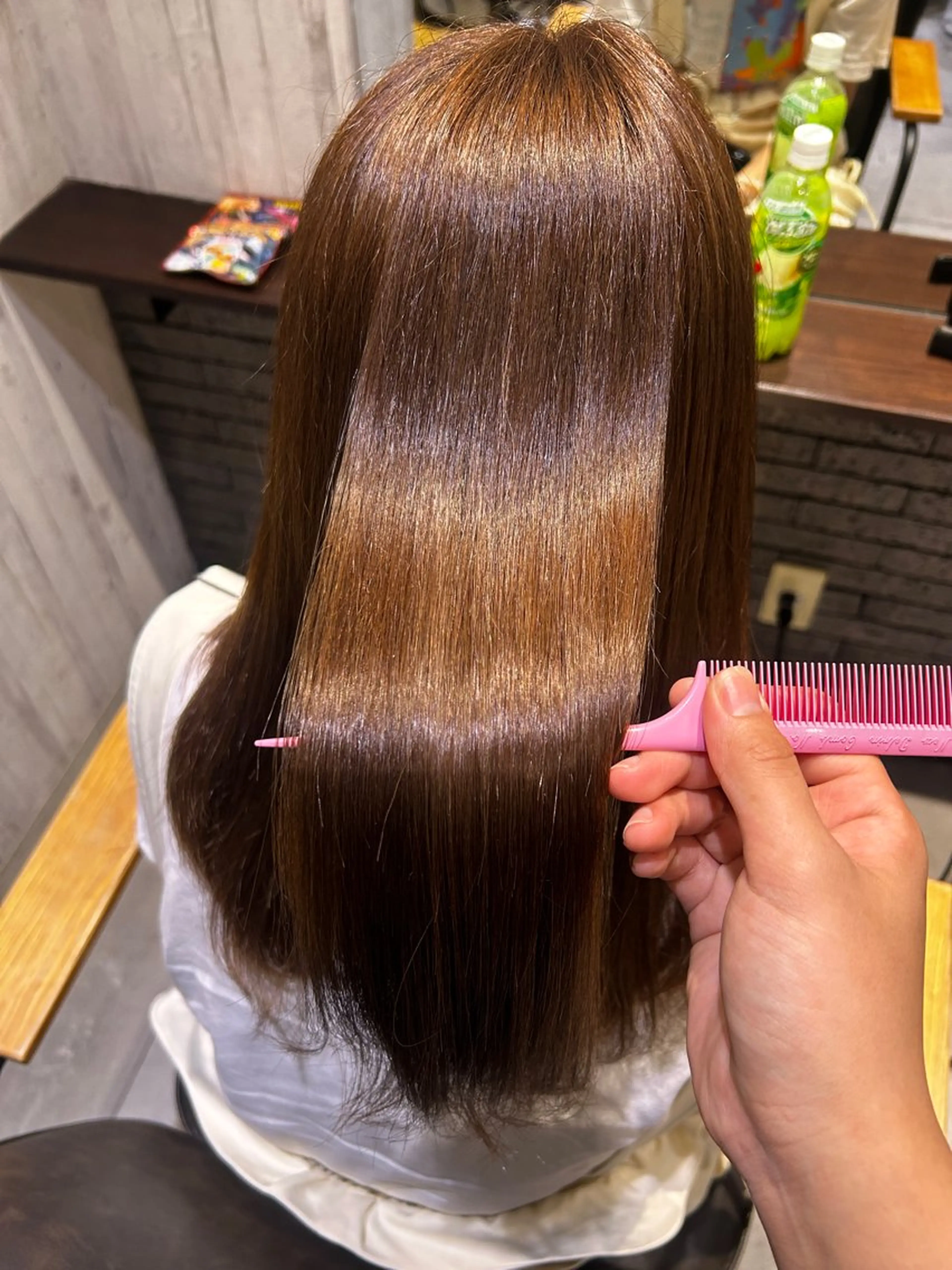 セミロング トリートメント 三浦 笑美のヘアスタイル
