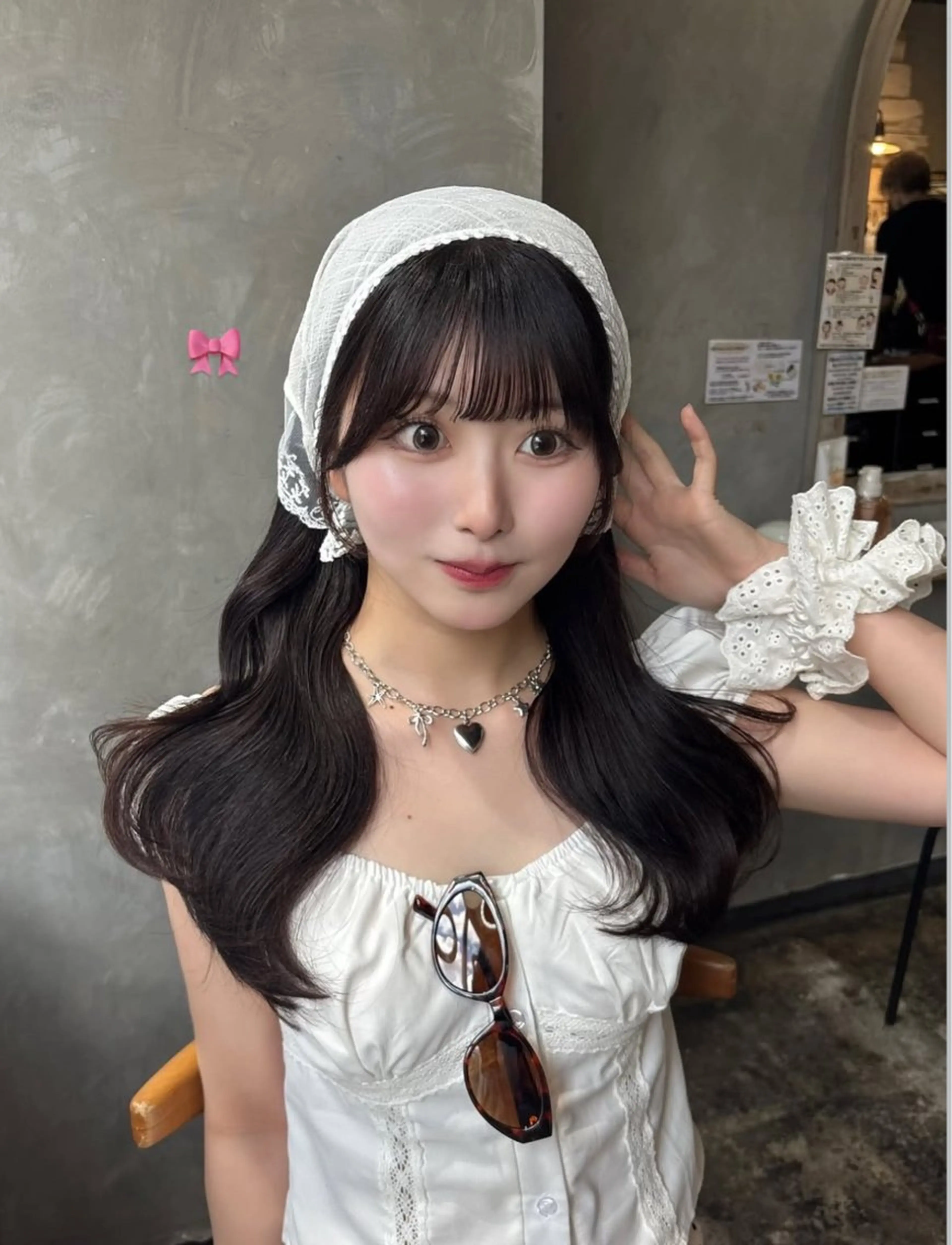 ロング カラー カット ヘアカラー トリートメント Friista color所属・moe🎀 梅田美容室のヘアスタイル