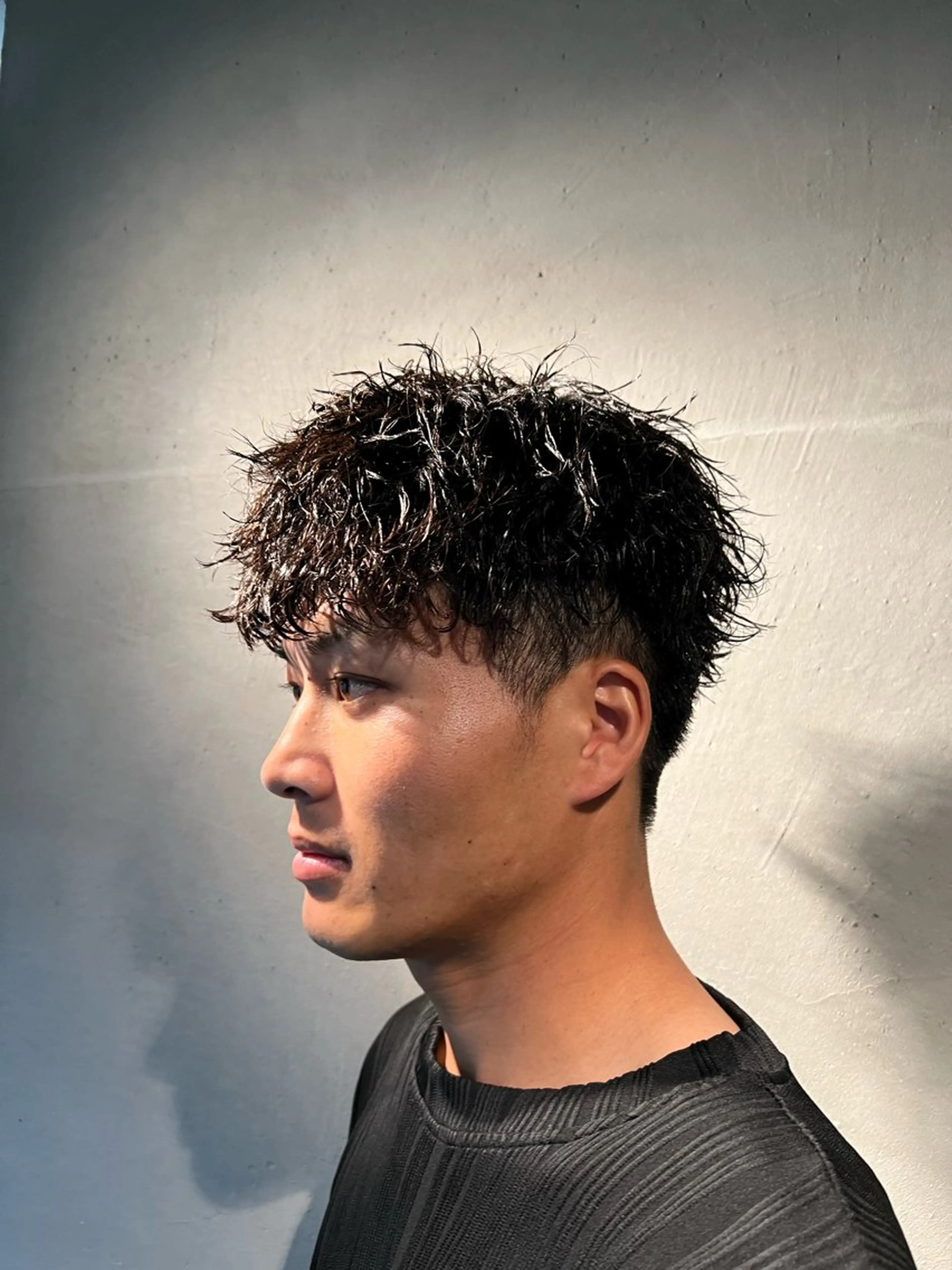 ショート パーマ メンズ メンズパーマ カット パーマ Alo所属・メンズパーマ/表参道 モントのヘアスタイル