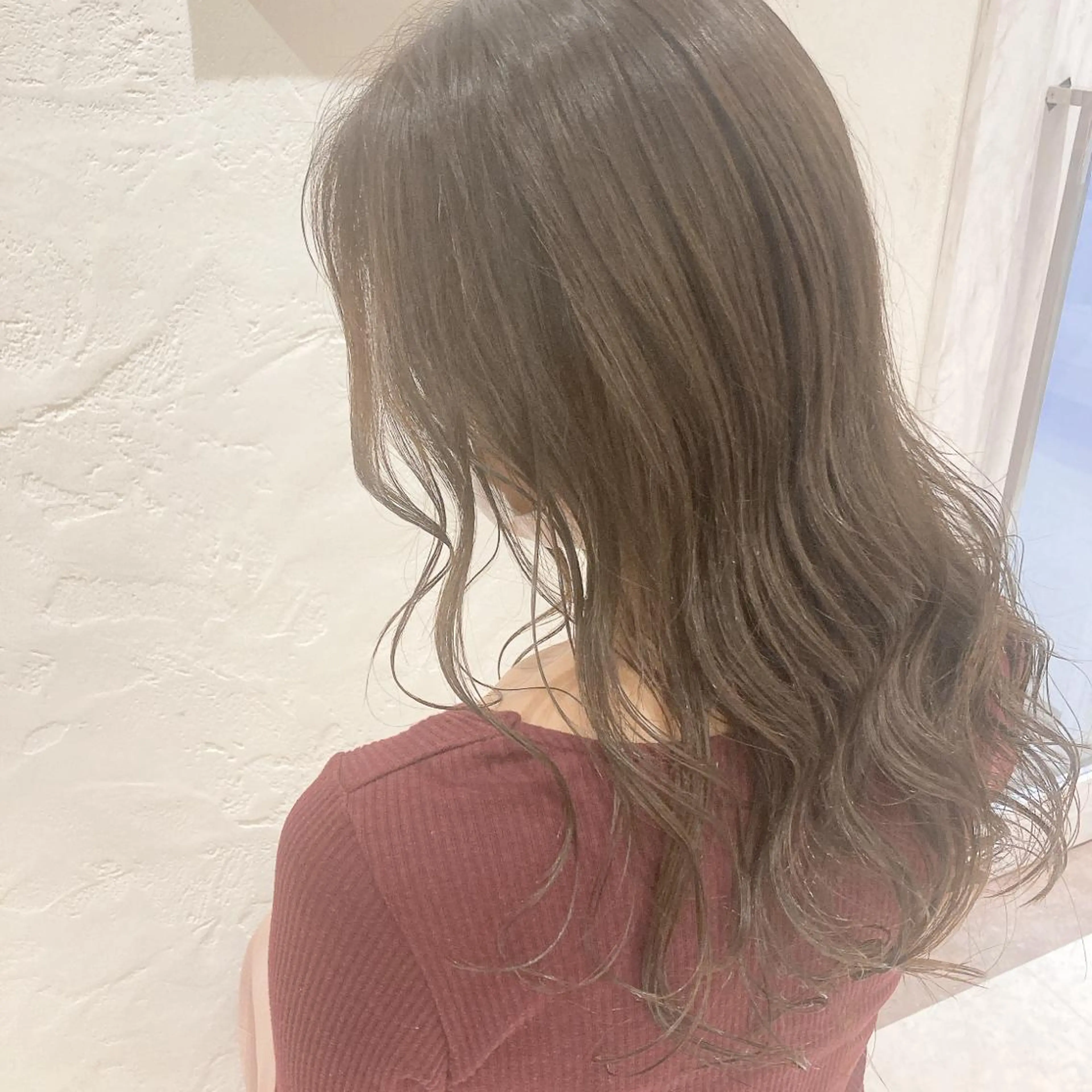 セミロング カット ヘアカラー トリートメント 🌈艶髪🌈 金城リキのヘアスタイル
