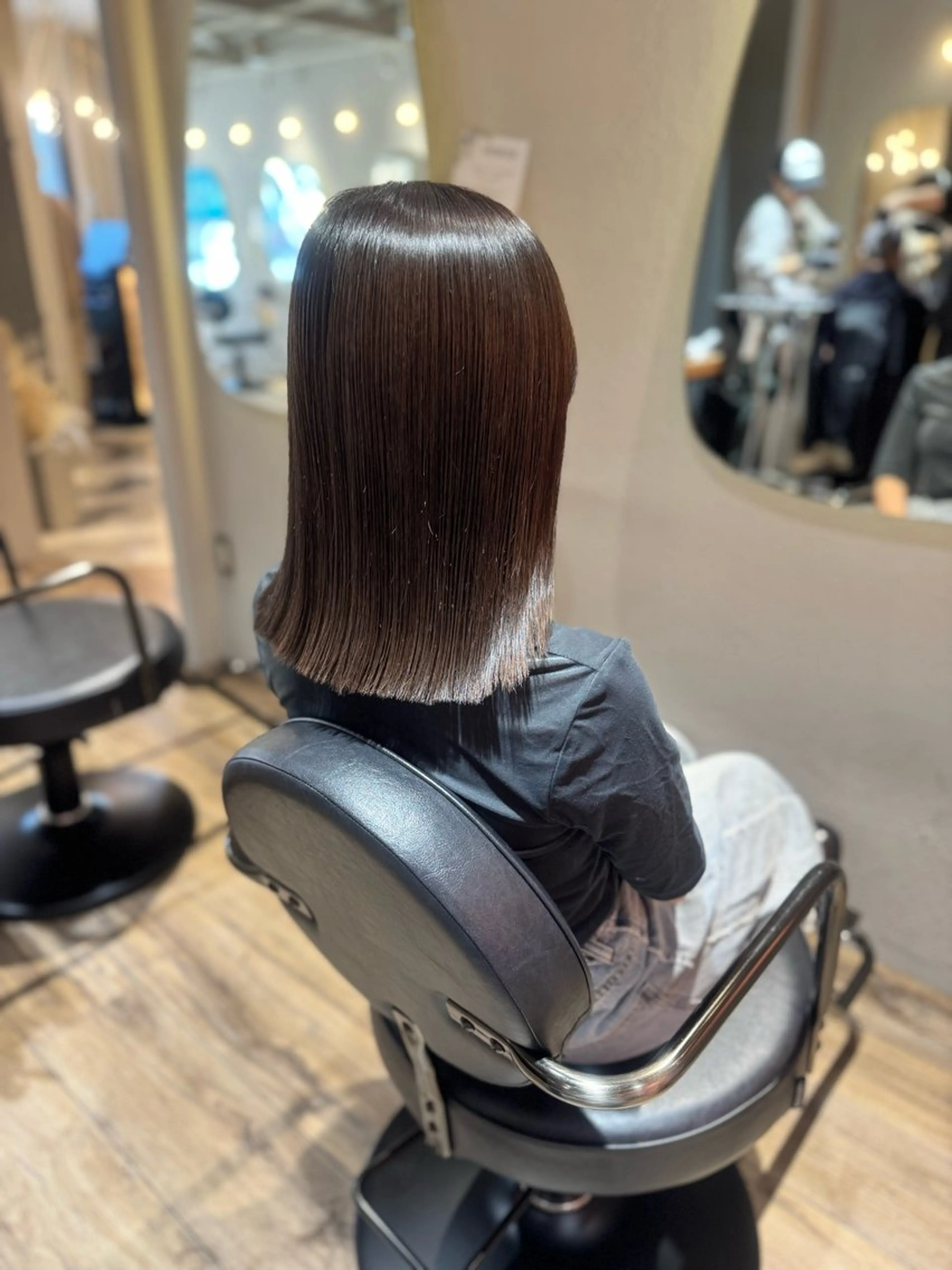 ミディアム カット ヘアカラー 【天満1艶髪】潤艶/ 髪質改善🌹釣本竜哉のヘアスタイル