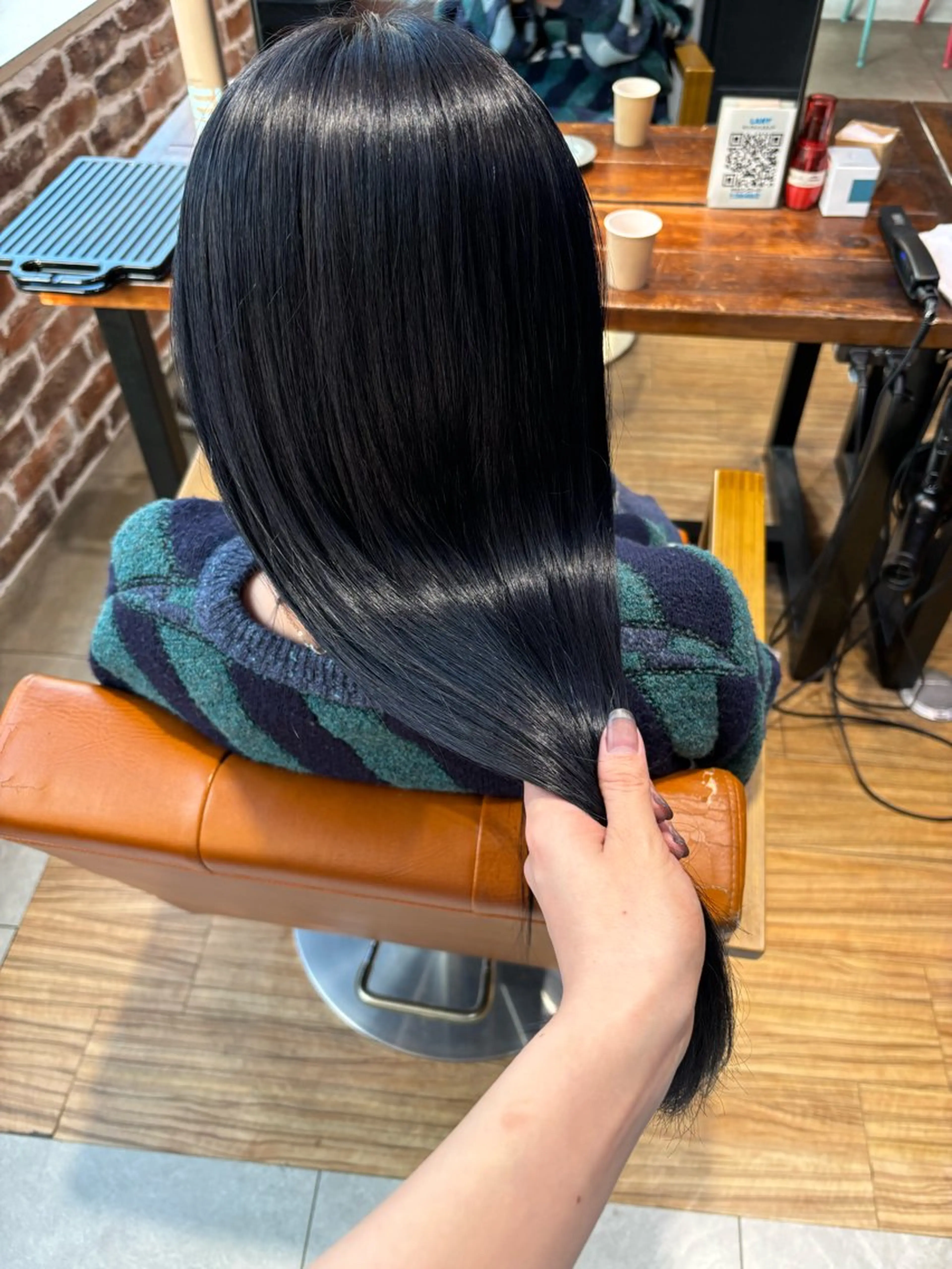 ロング ヘアカラー トリートメント ♥️ボブ/ブリーチ なしカラー/mahoのヘアスタイル