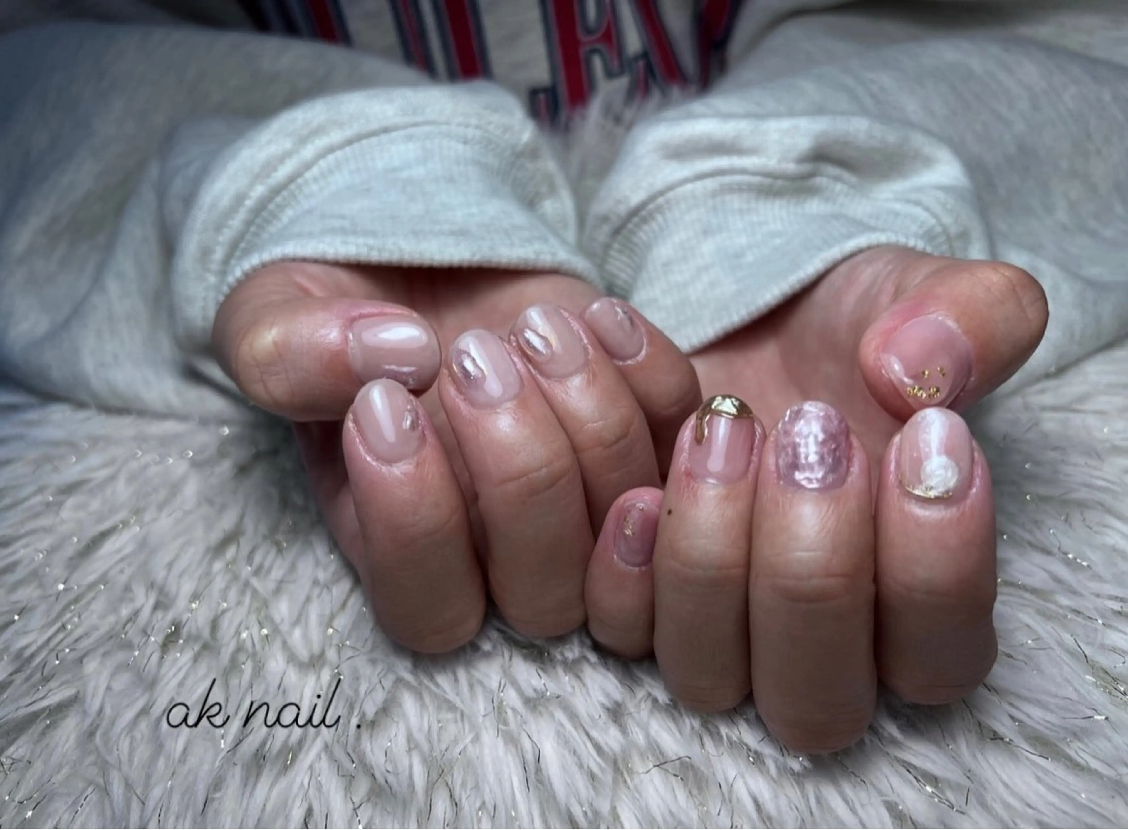ネイル ハンドネイル ak nail .のネイルデザイン