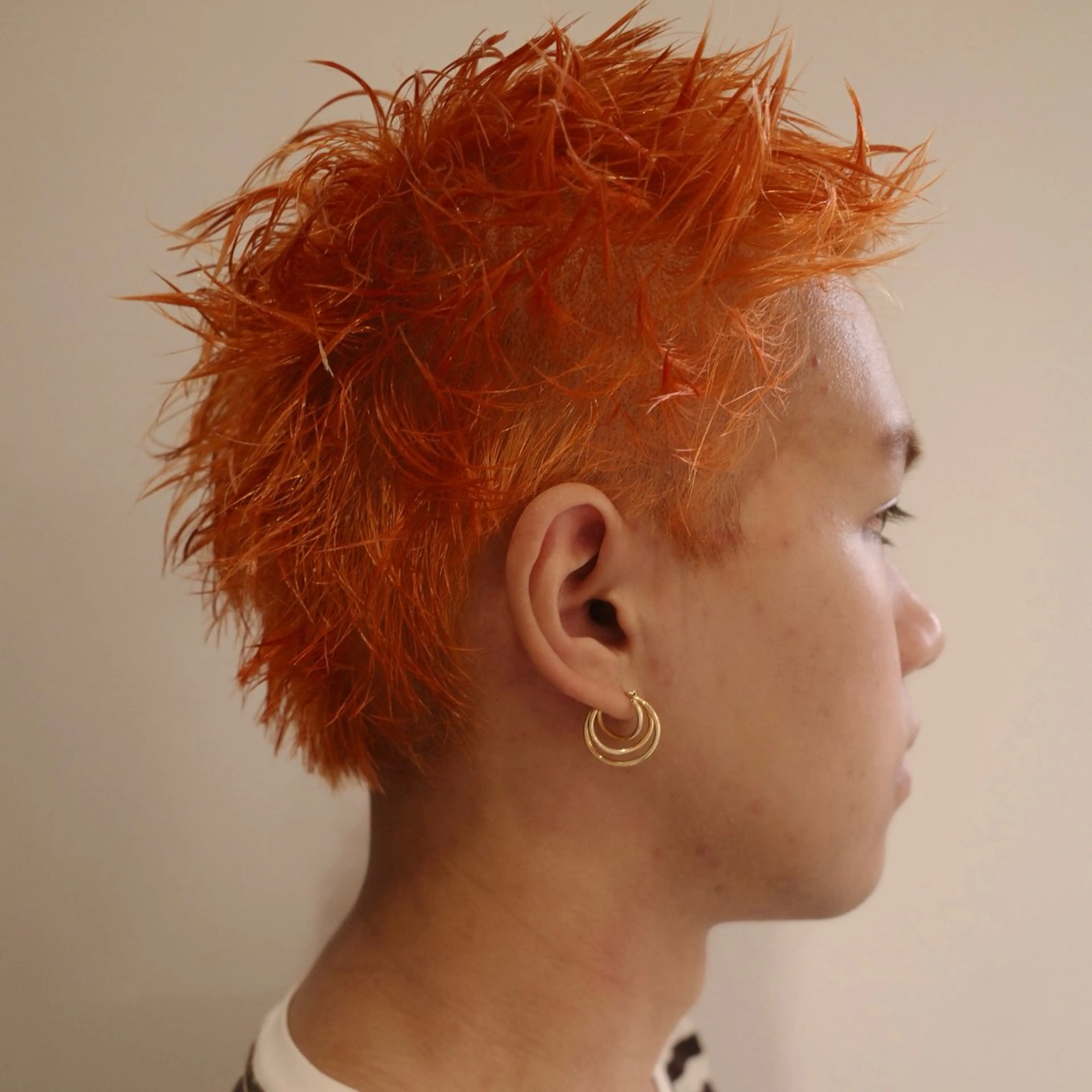 メンズ センターパート マッシュ メンズパーマ メンズショート スパイキーショート カット ヘアカラー メンズショート masakiのヘアスタイル