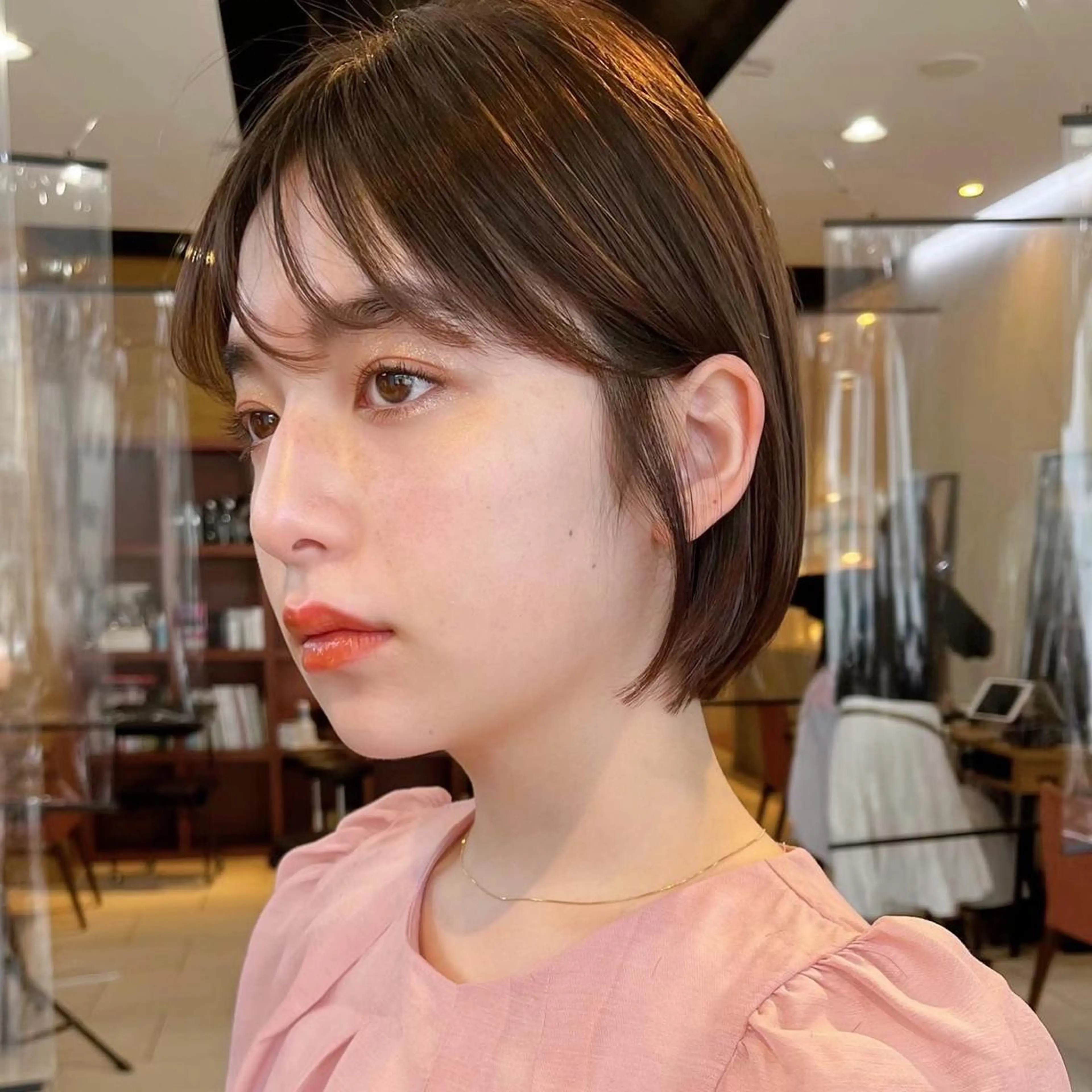 ショート カラー カット トリートメント 🌱小顔ヘア/ボブ ミディアム/双葉🌱のヘアスタイル