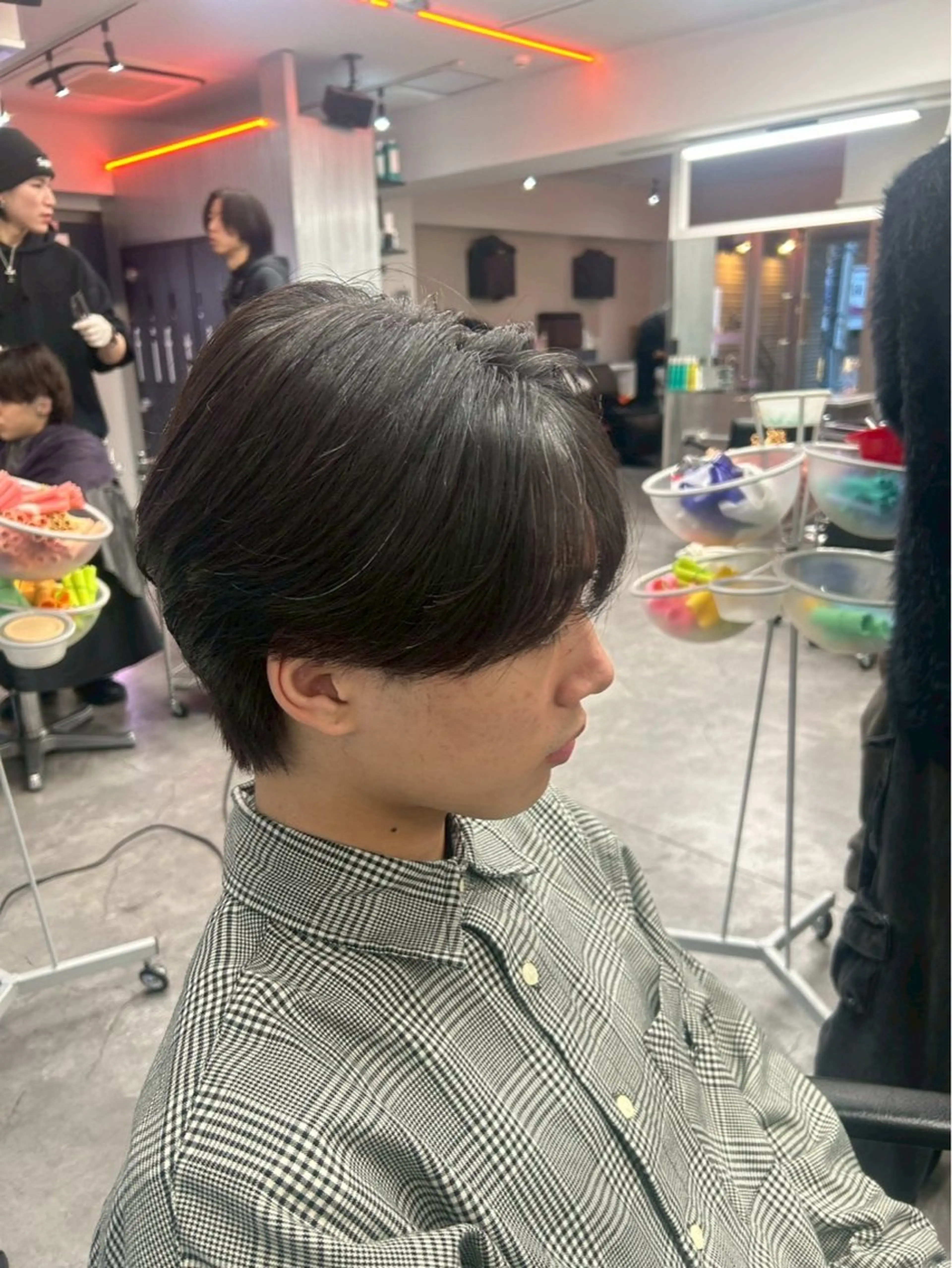 パーマ メンズ メンズ特化✨️ 韓国風パーマ🔥一八のヘアスタイル