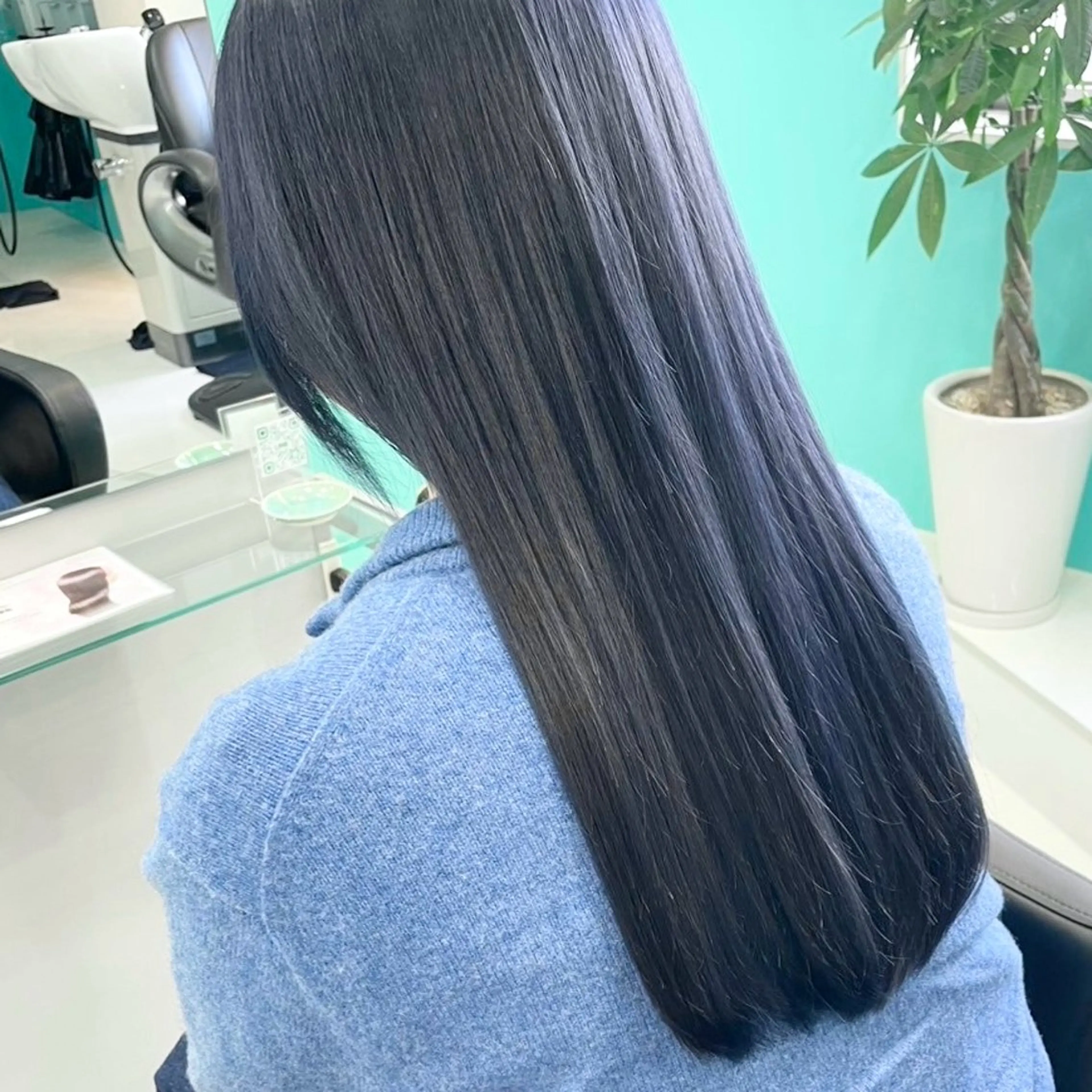 ロング カラー バイオレットカラー イヤリングカラー 🫧Natsukiのヘアスタイル
