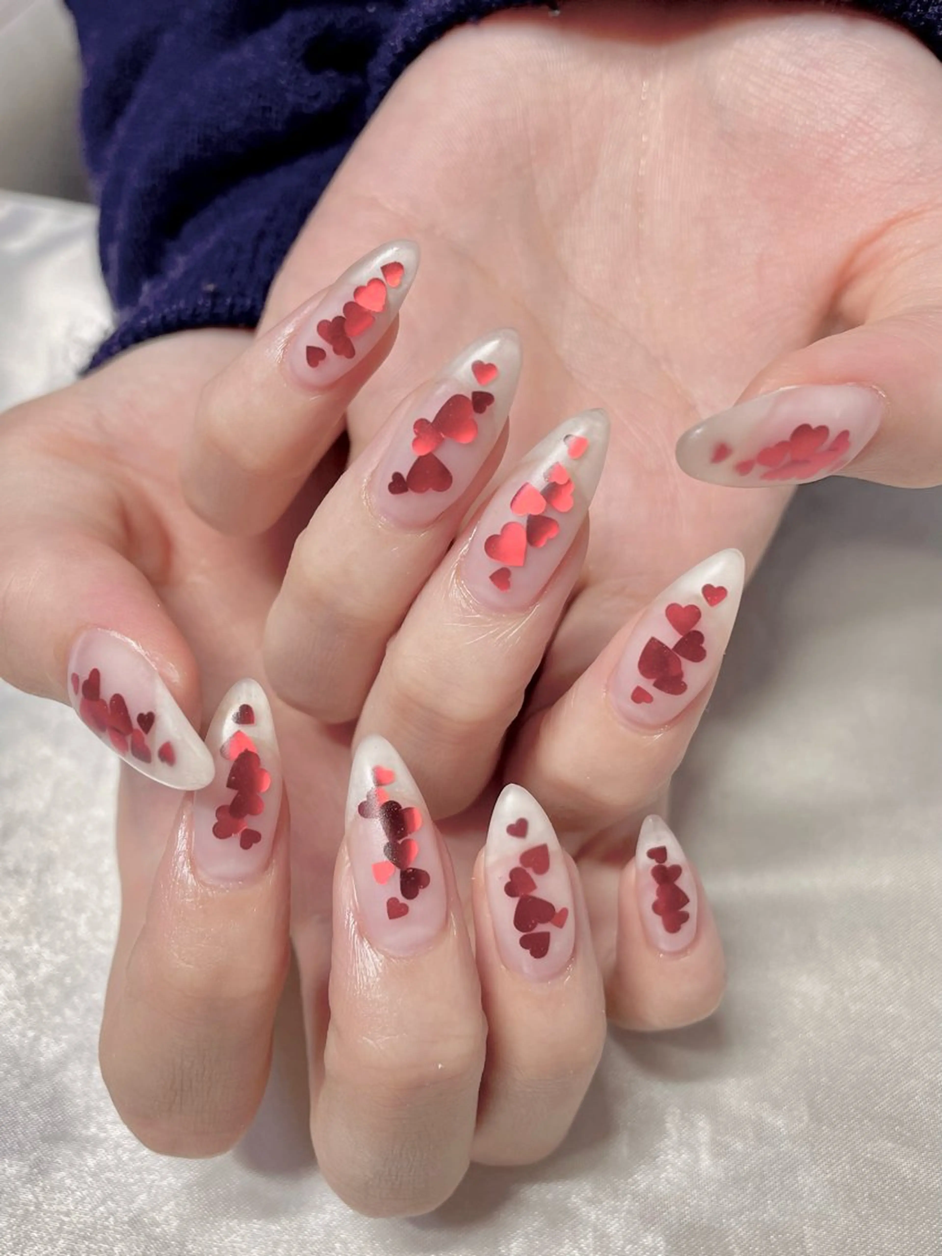 ネイル 長さ出し ハンドネイル RUMI nailのネイルデザイン