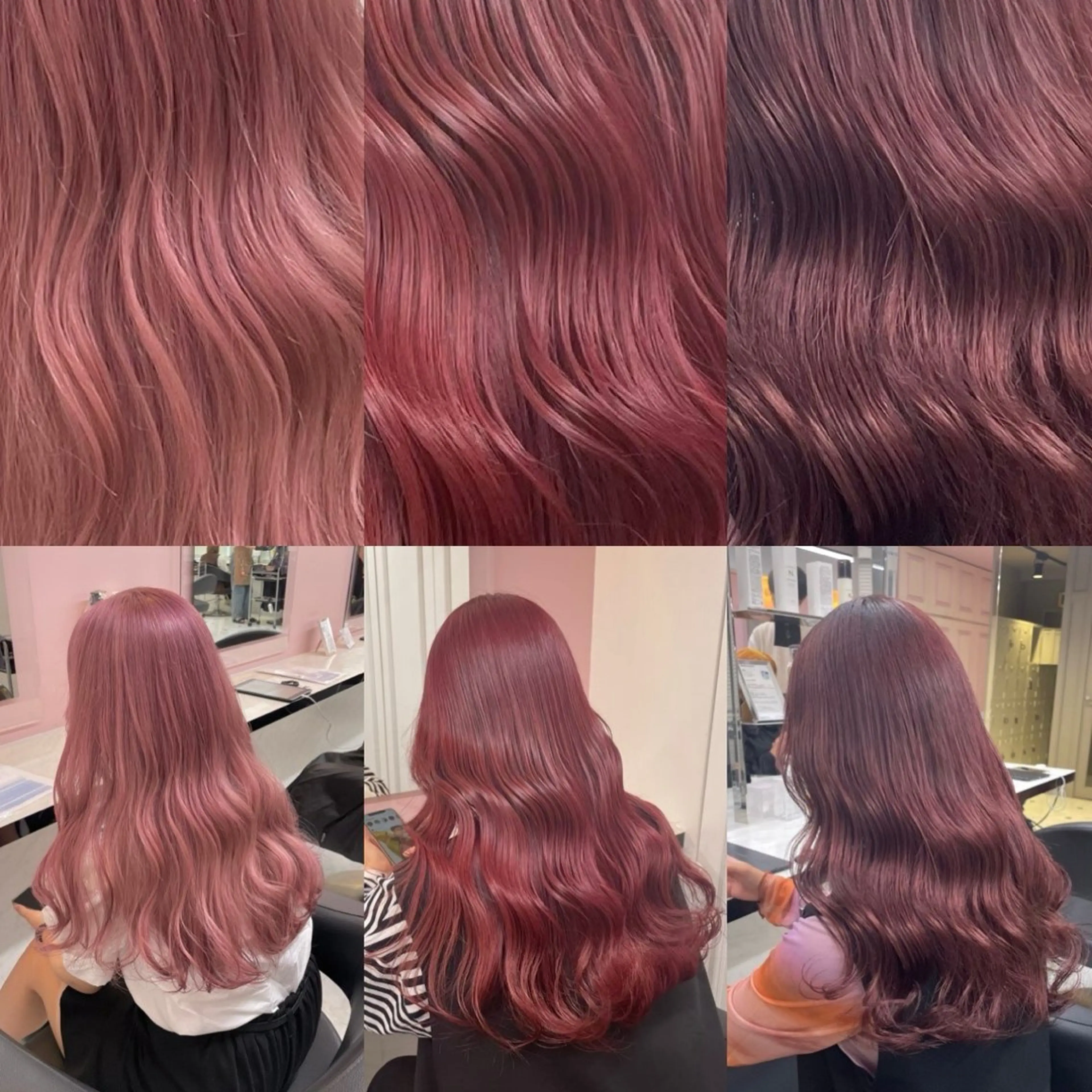 ロング ヘアカラー 韓国ガーリー🤍暖 色カラー🤍misaのヘアスタイル
