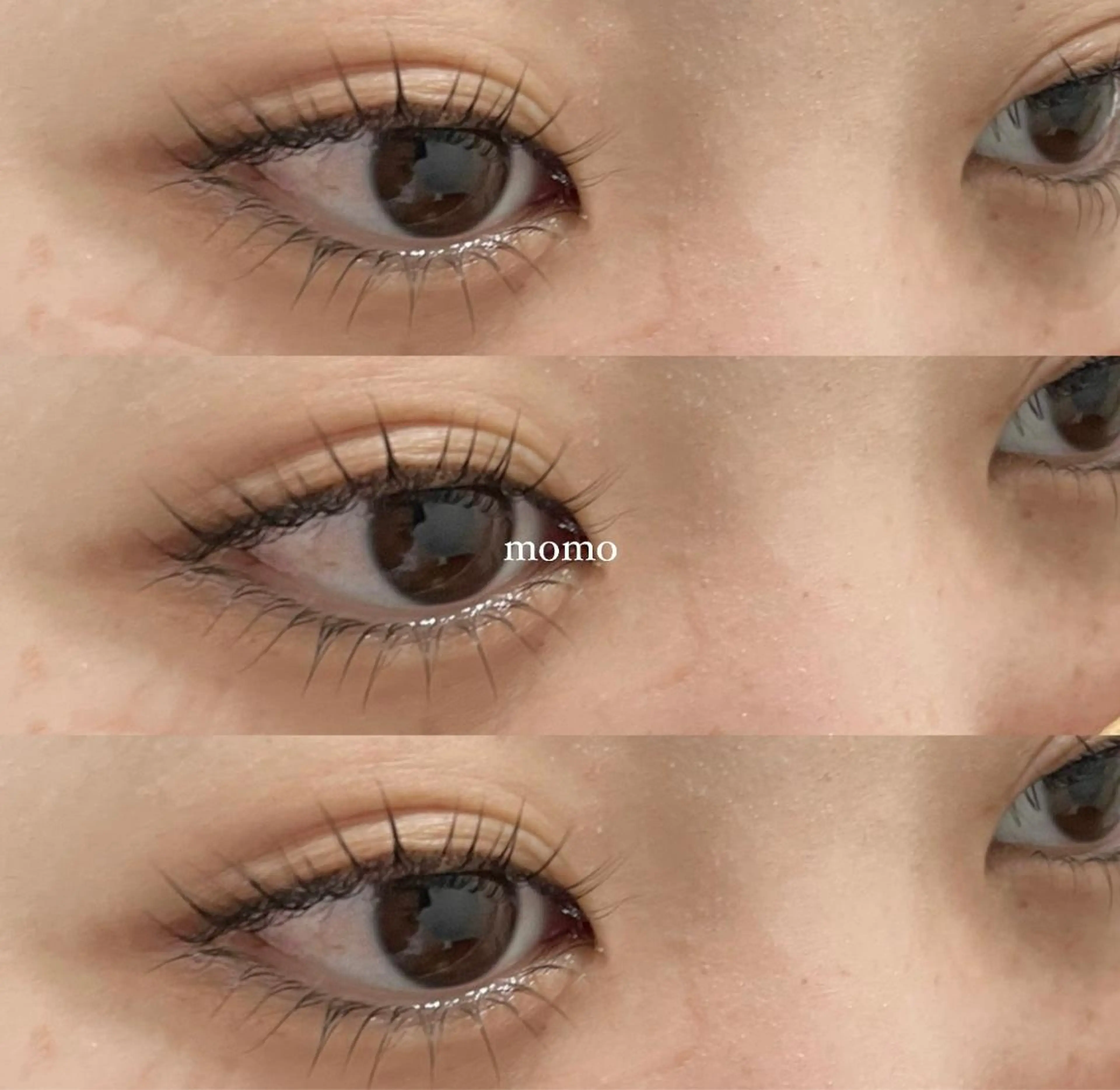 マツエク・マツパ パリジェンヌラッシュリフト SecretBelle梅田北店所属・eye/blow 梅田店momoのマツエク・マツパデザイン