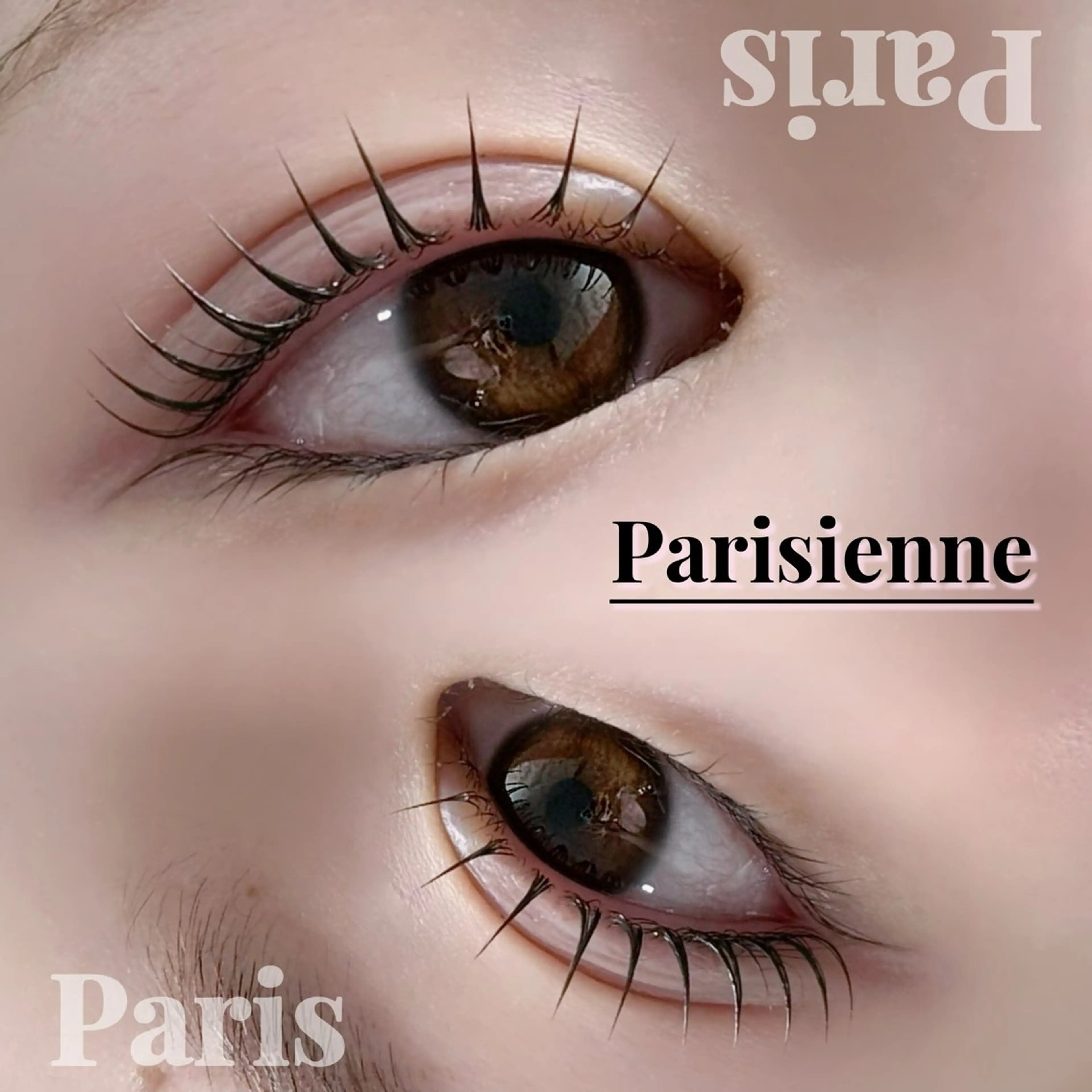 マツエク・マツパ パリジェンヌラッシュリフト マツパ yui🖤/パリ ジェンヌ/束感まつ毛のマツエク・マツパデザイン