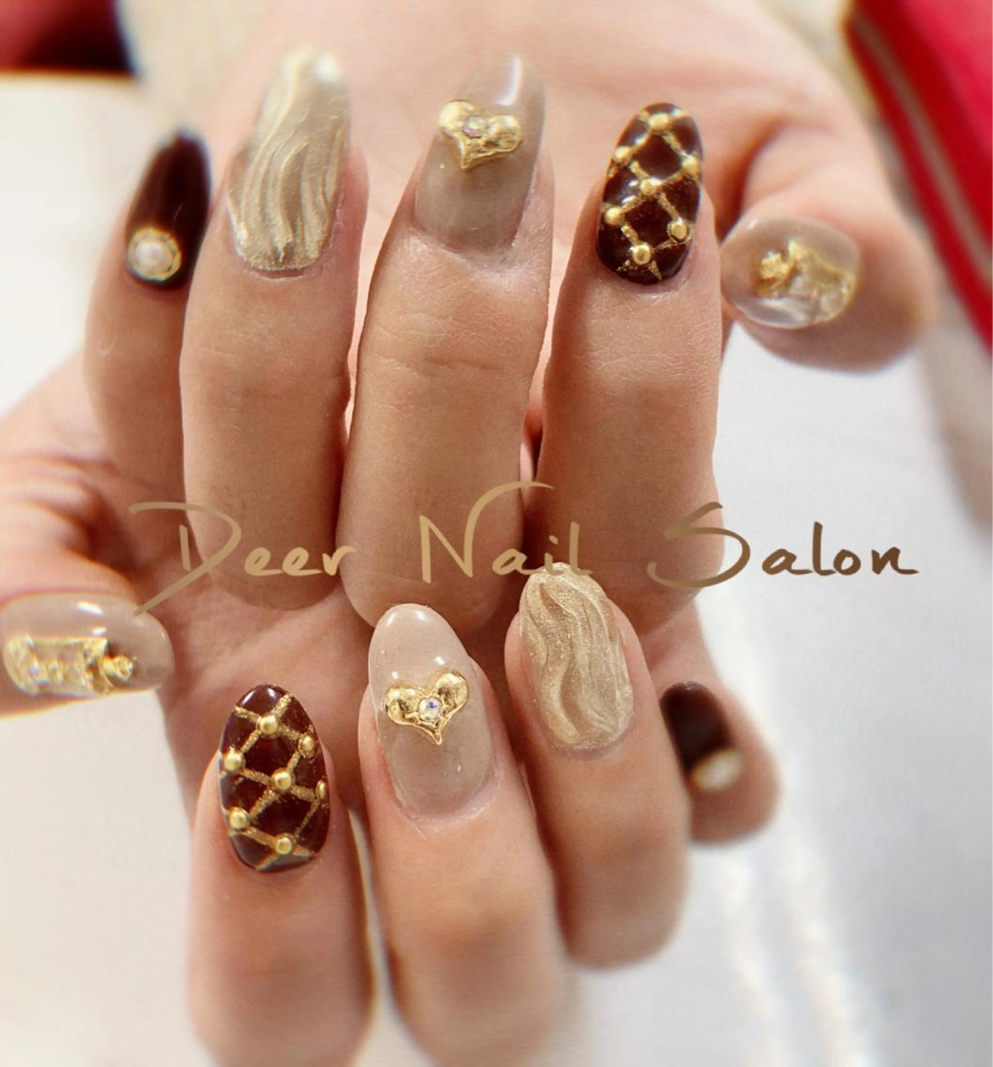 ネイル ハンドネイル Peachy 🍑のネイルデザイン