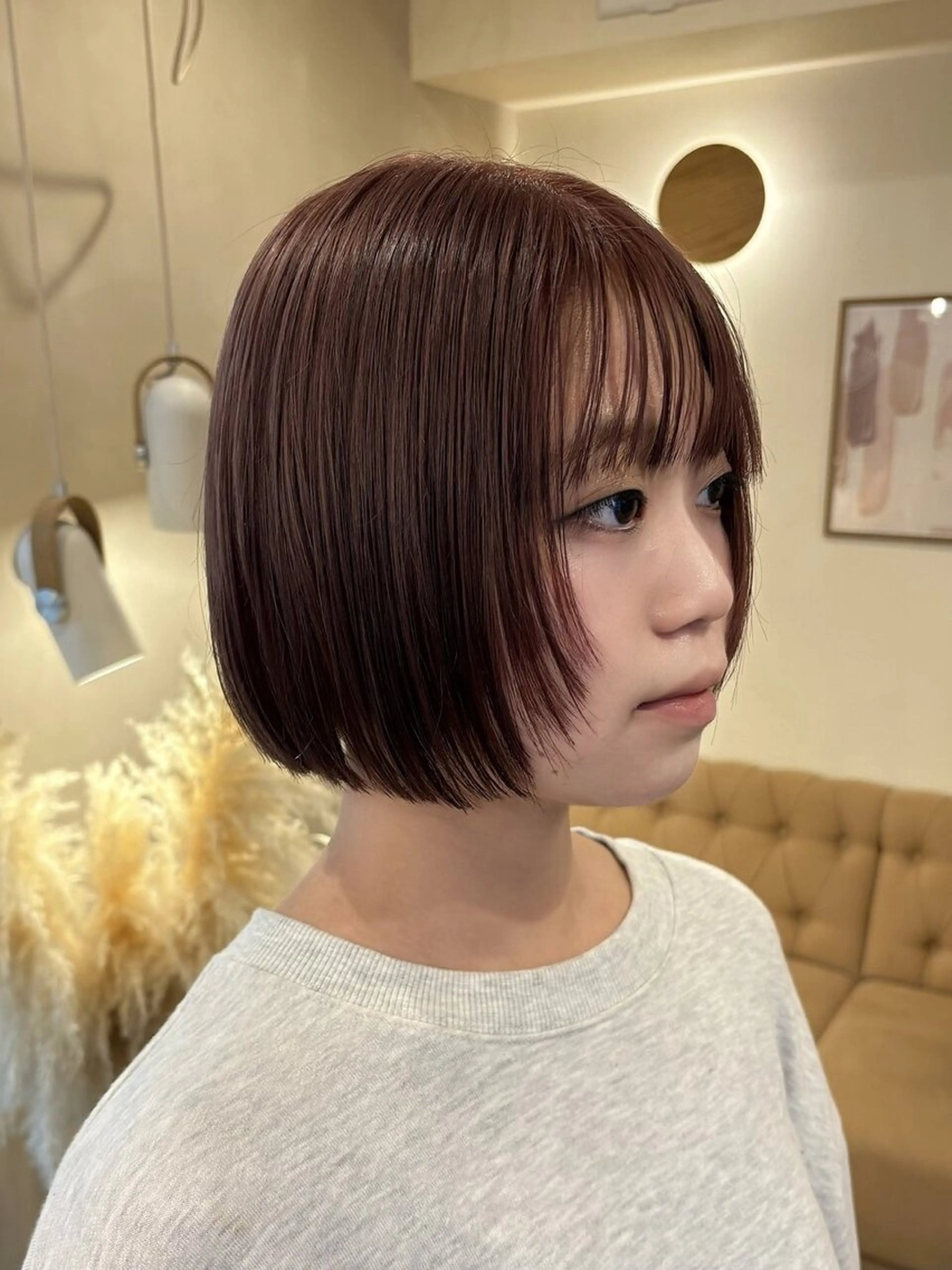 【平日限定✨】 ショートカットモデル✂︎ 顎上3センチ以上カット+Aujuaクイックトリートメント🩷の写真