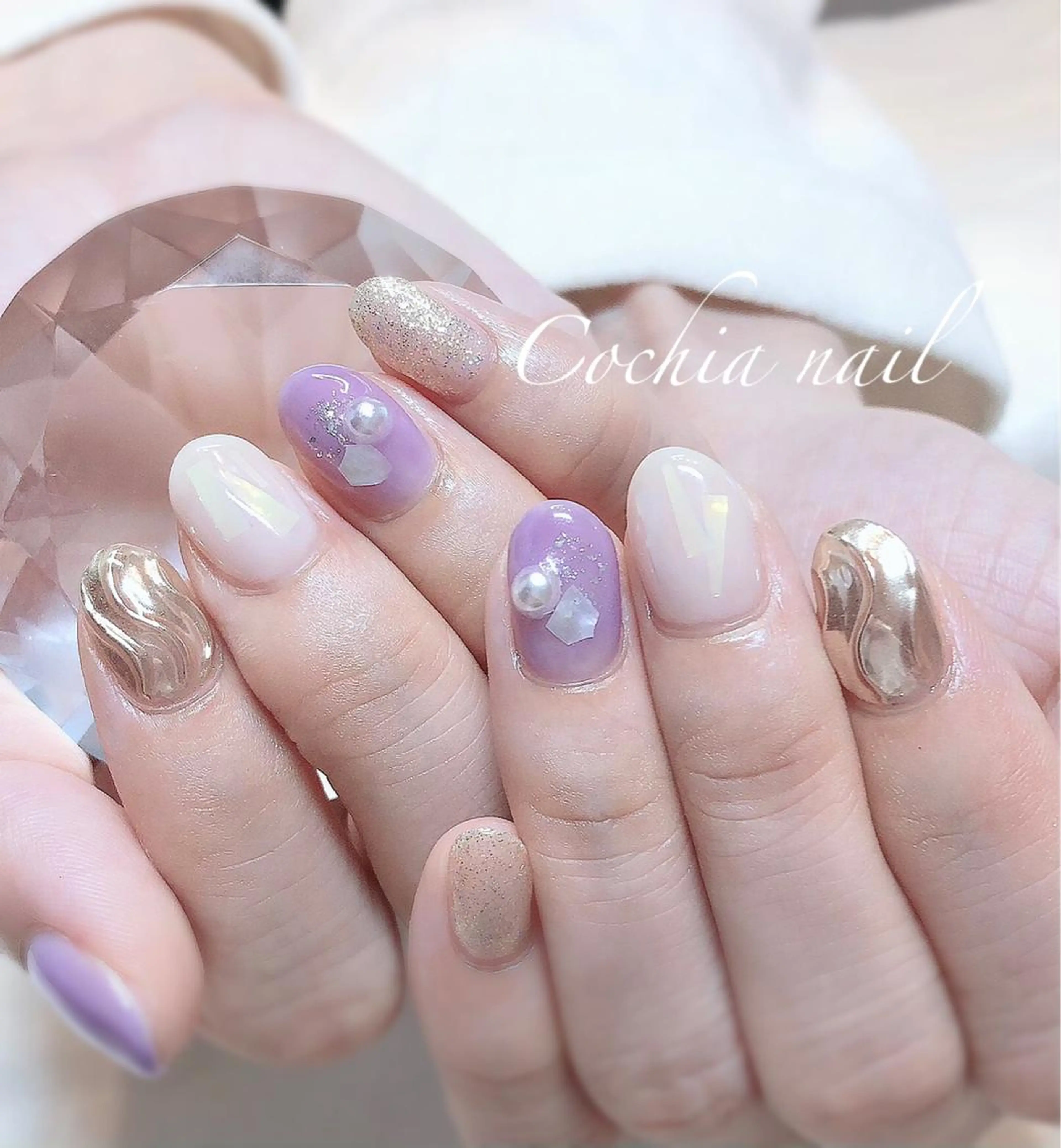 ネイル ハンドネイル ☆Cochia nail☆のネイルデザイン
