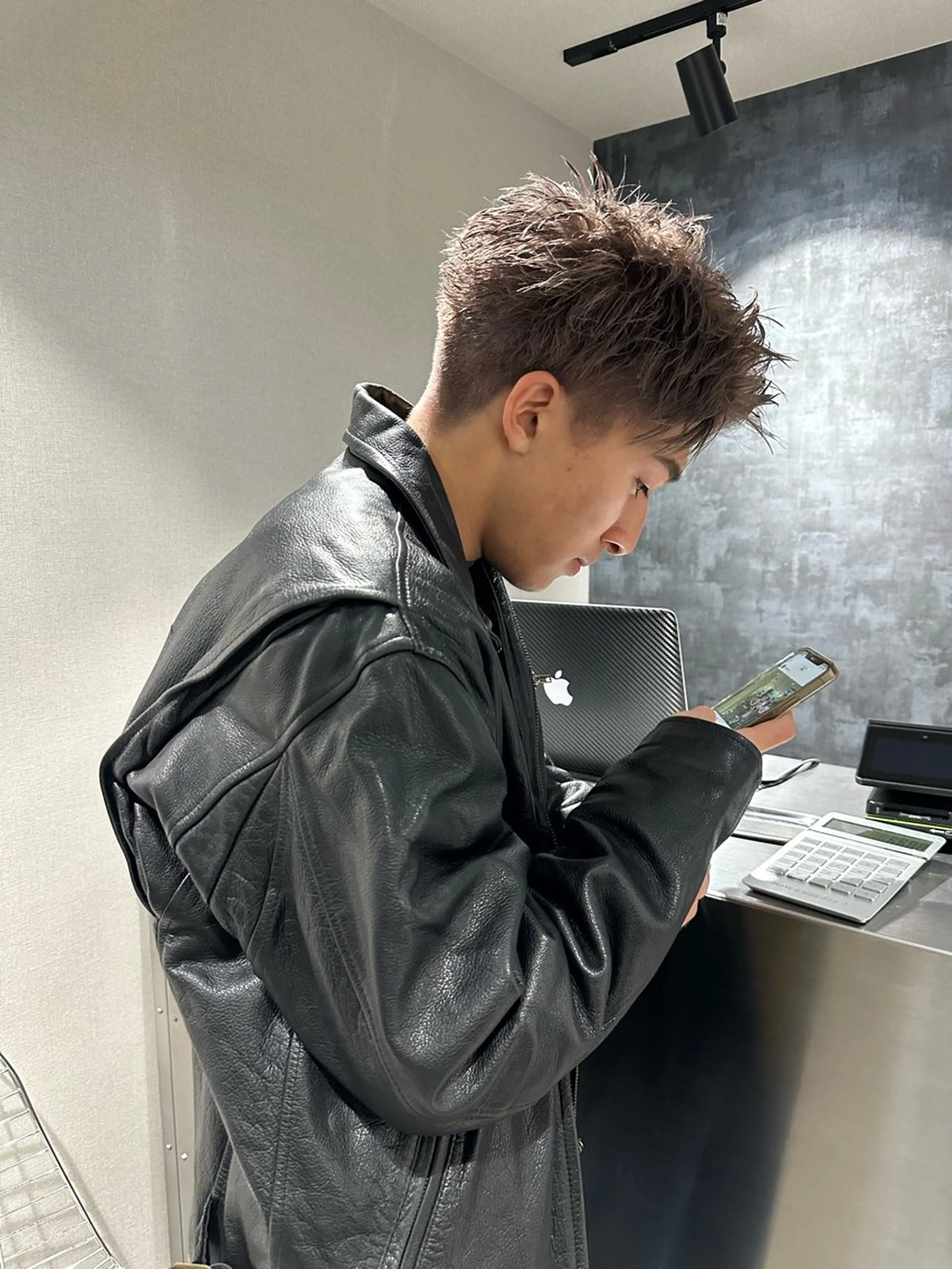 ショート 💈センターパート パーマ特化💈雄太のヘアスタイル
