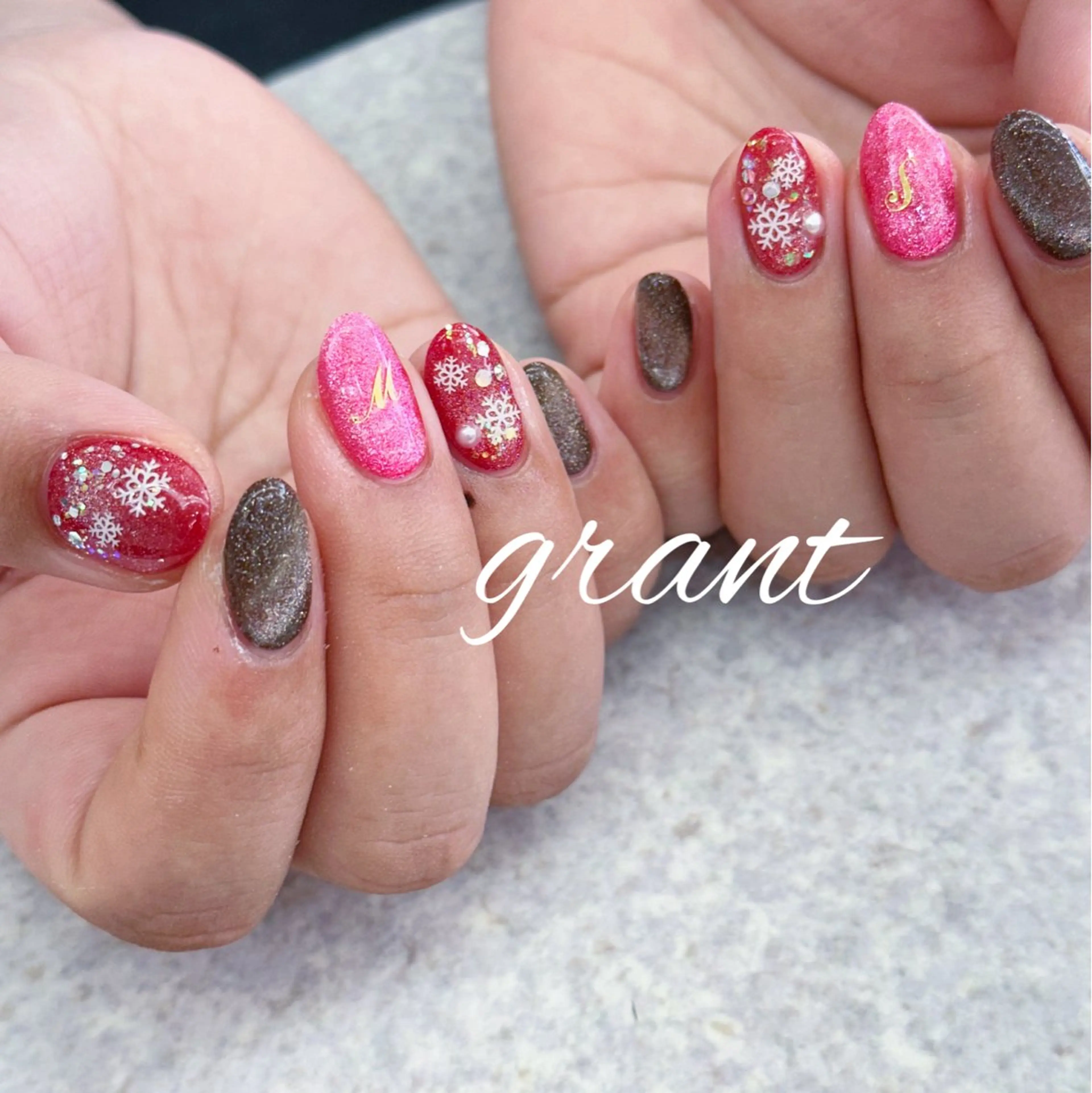 ネイル 冬ネイル nail salon grant所属・nailsalon grantのネイルデザイン