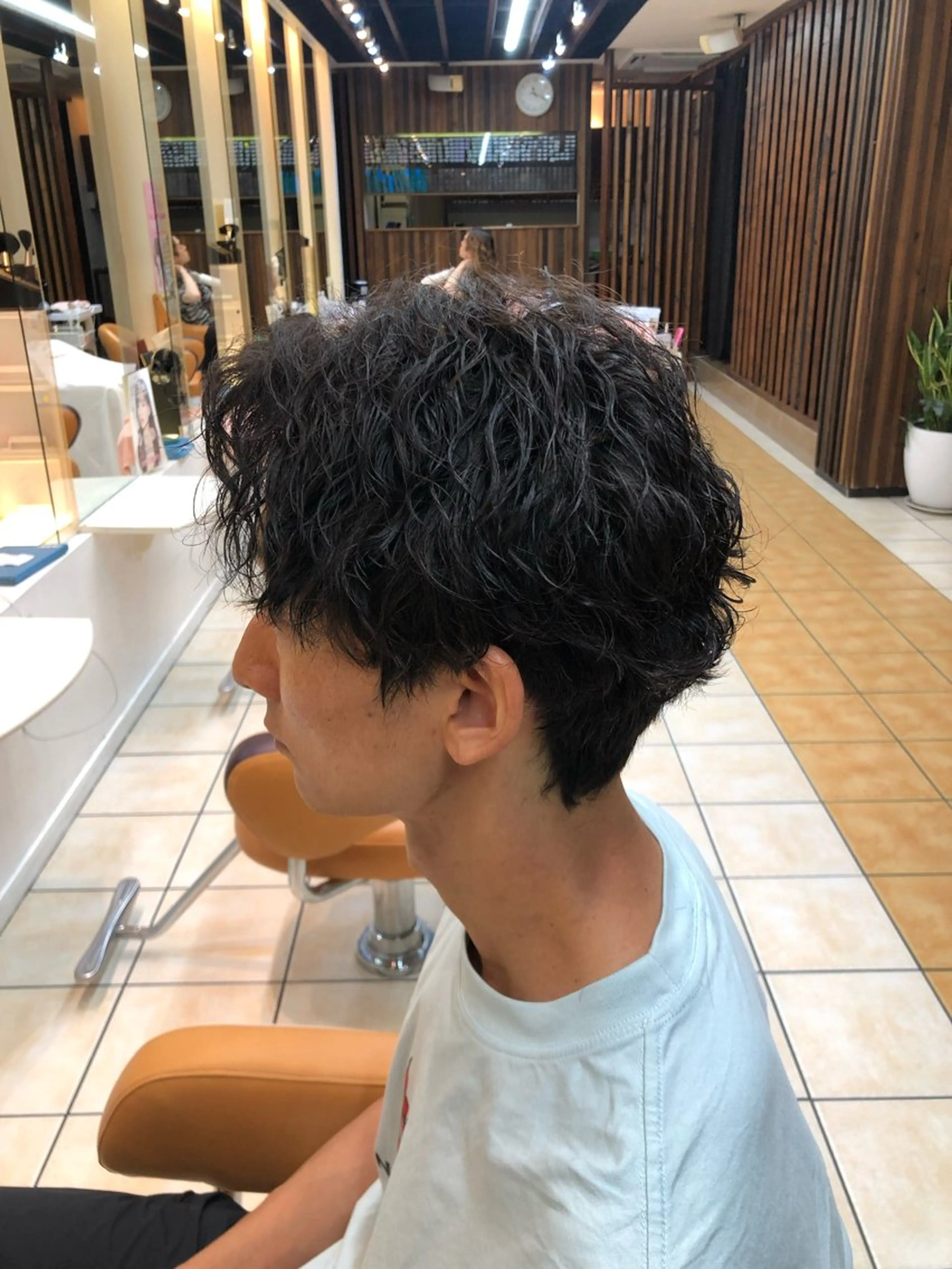 ショート パーマ メンズ カット パーマ メンズ特化/パーマ/ 髪質改善　高野奨馬のヘアスタイル