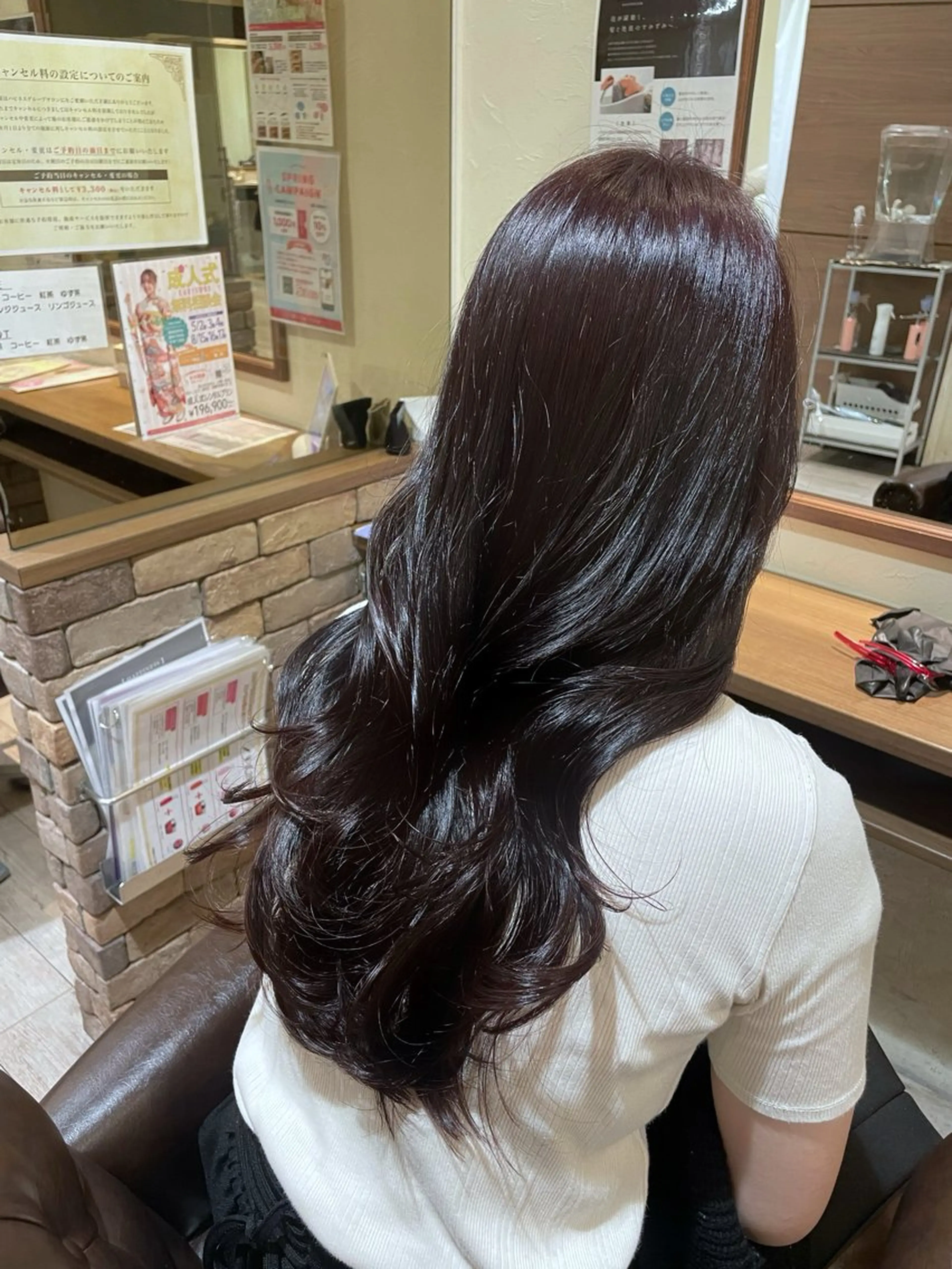 ロング カラー 太田陽葉里/ パーマモデル募集中のヘアスタイル