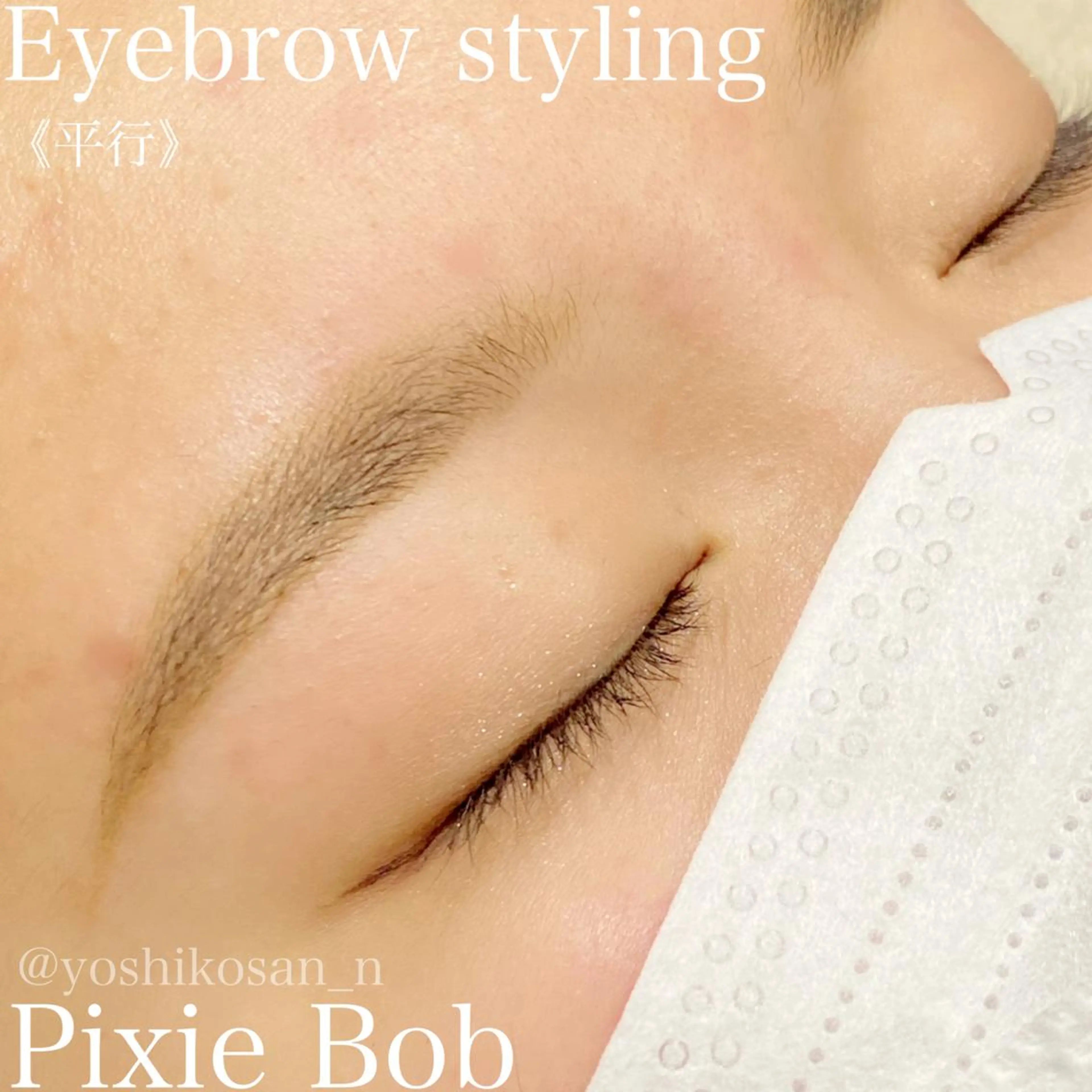 アイブロウ ワックス脱毛 眉カット その他(アイブロウ) Pixie Bob 🐈‍⬛　位田のヘアスタイル