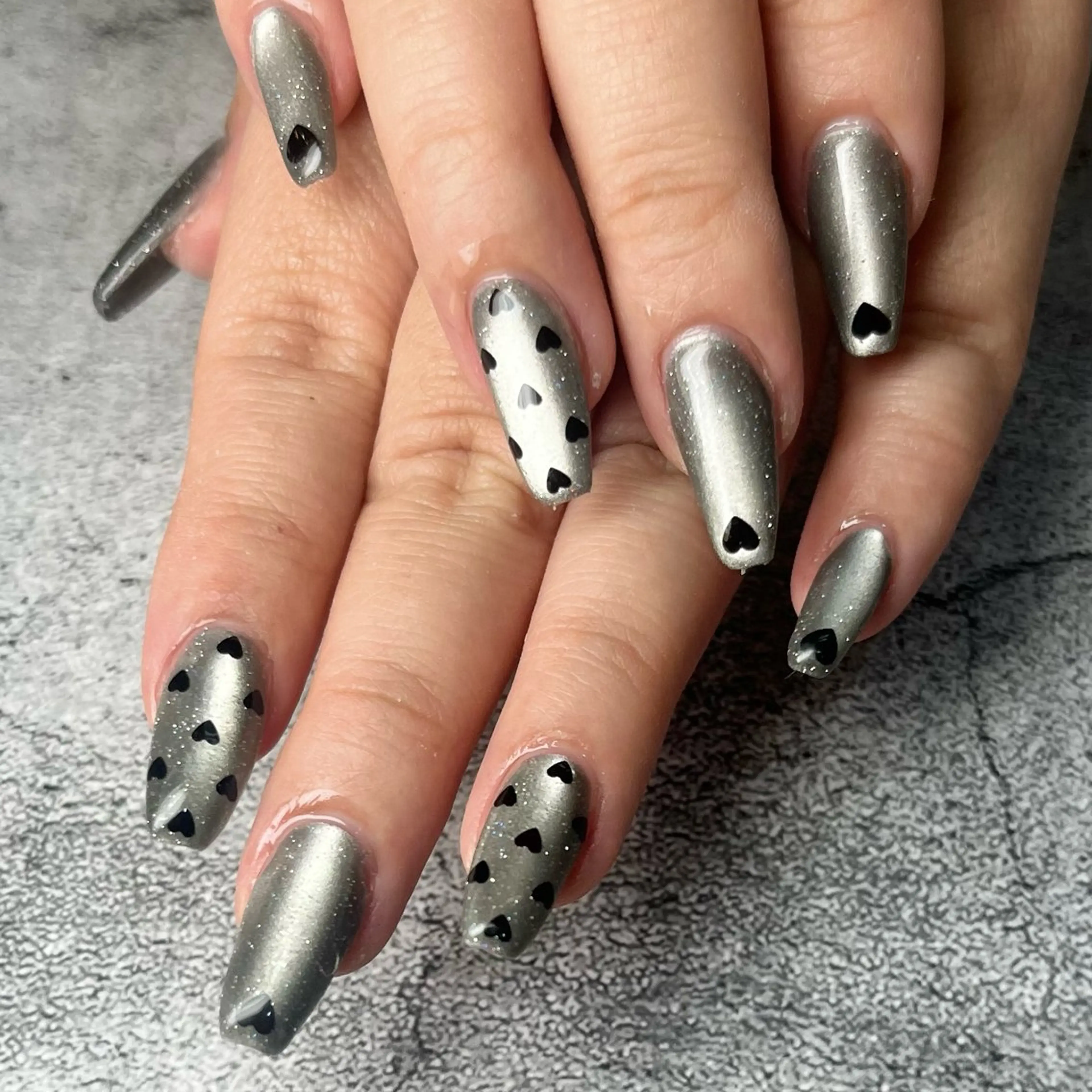 ネイル ハンドネイル Queen nail 北堀江 ASUKAのネイルデザイン