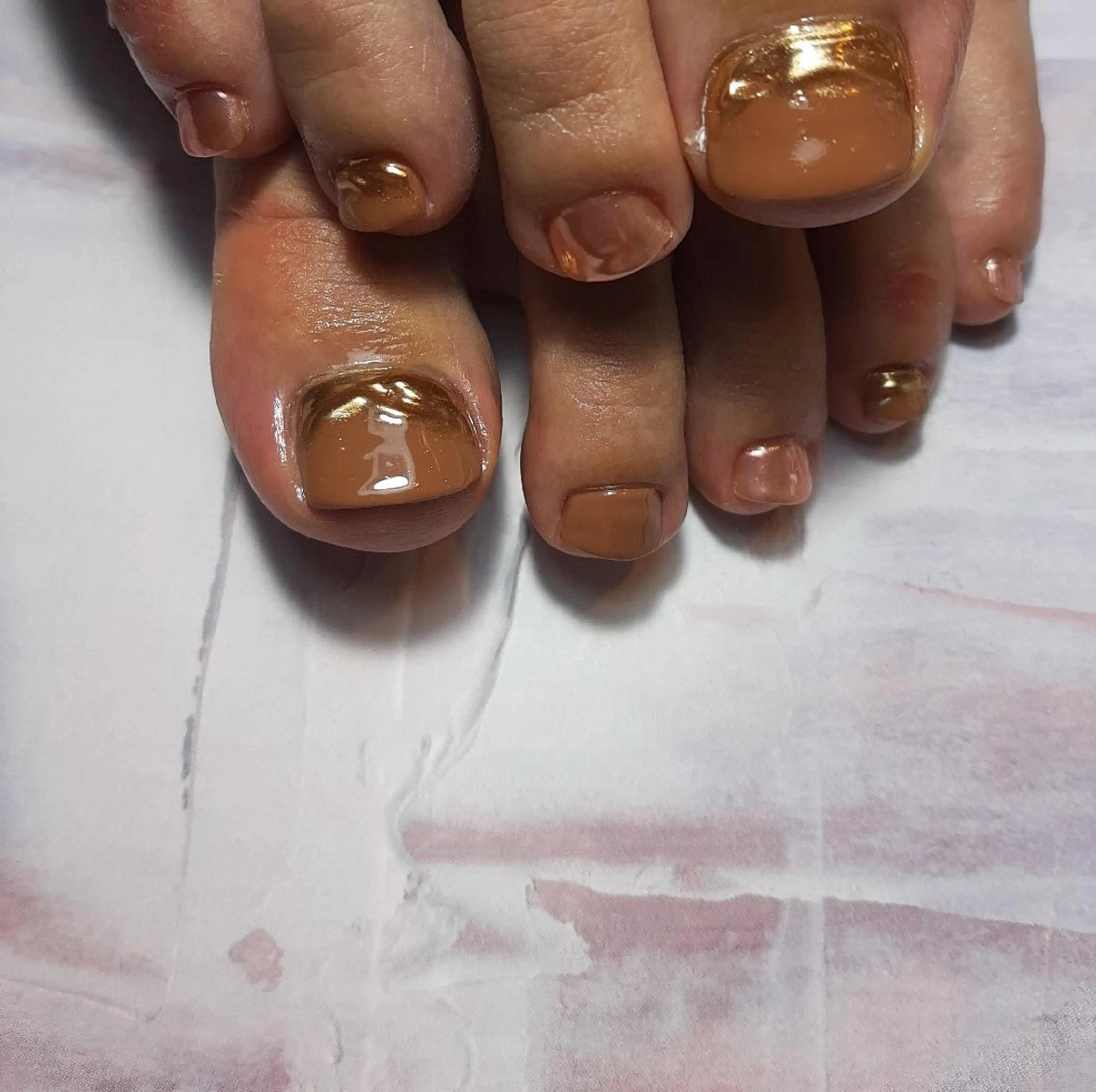 ネイル フットネイル ミラーネイル owlnail /持込みデザイン専門のネイルデザイン