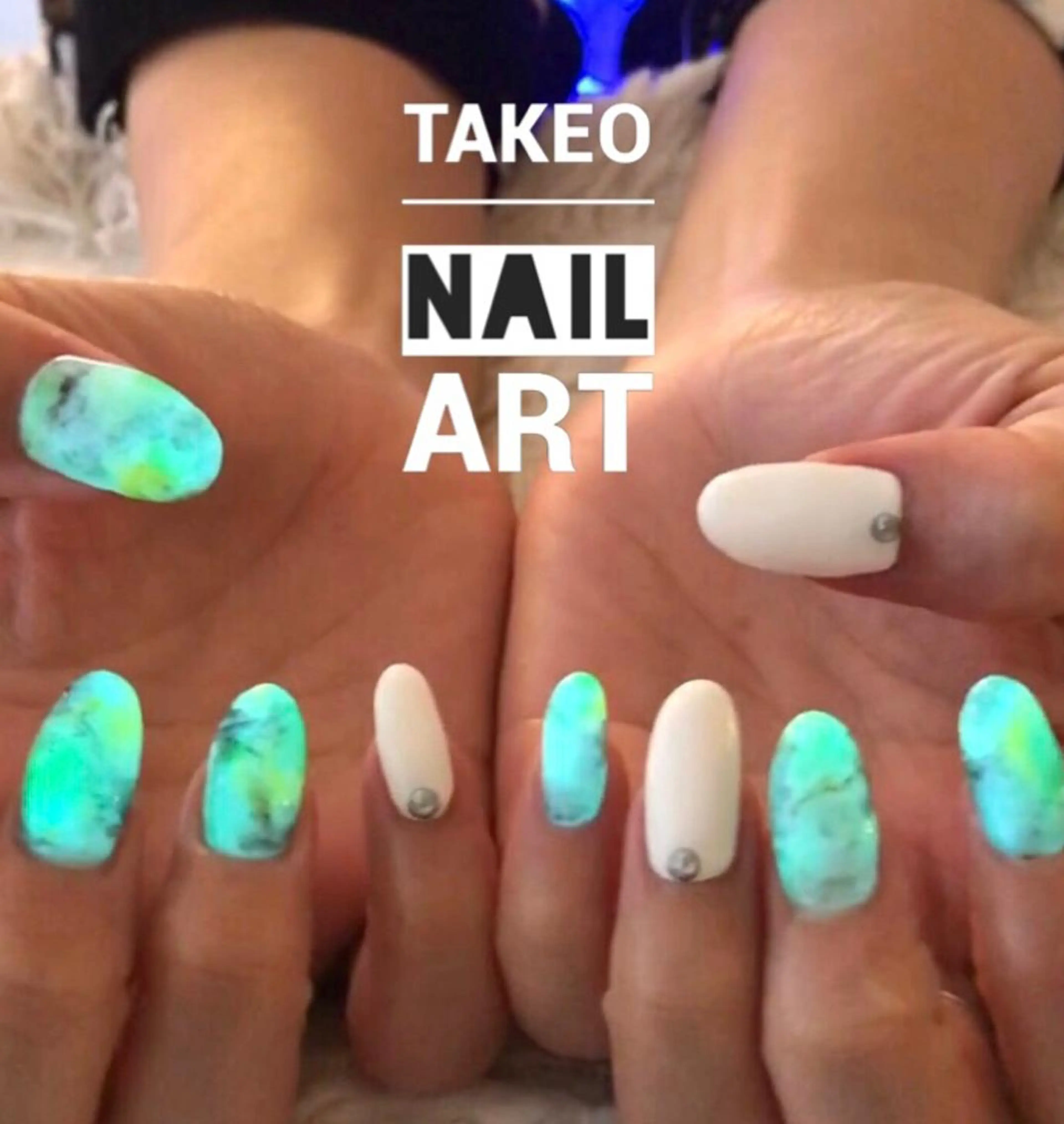 セミロング ネイル nail&eye Aoのマツエク・マツパデザイン