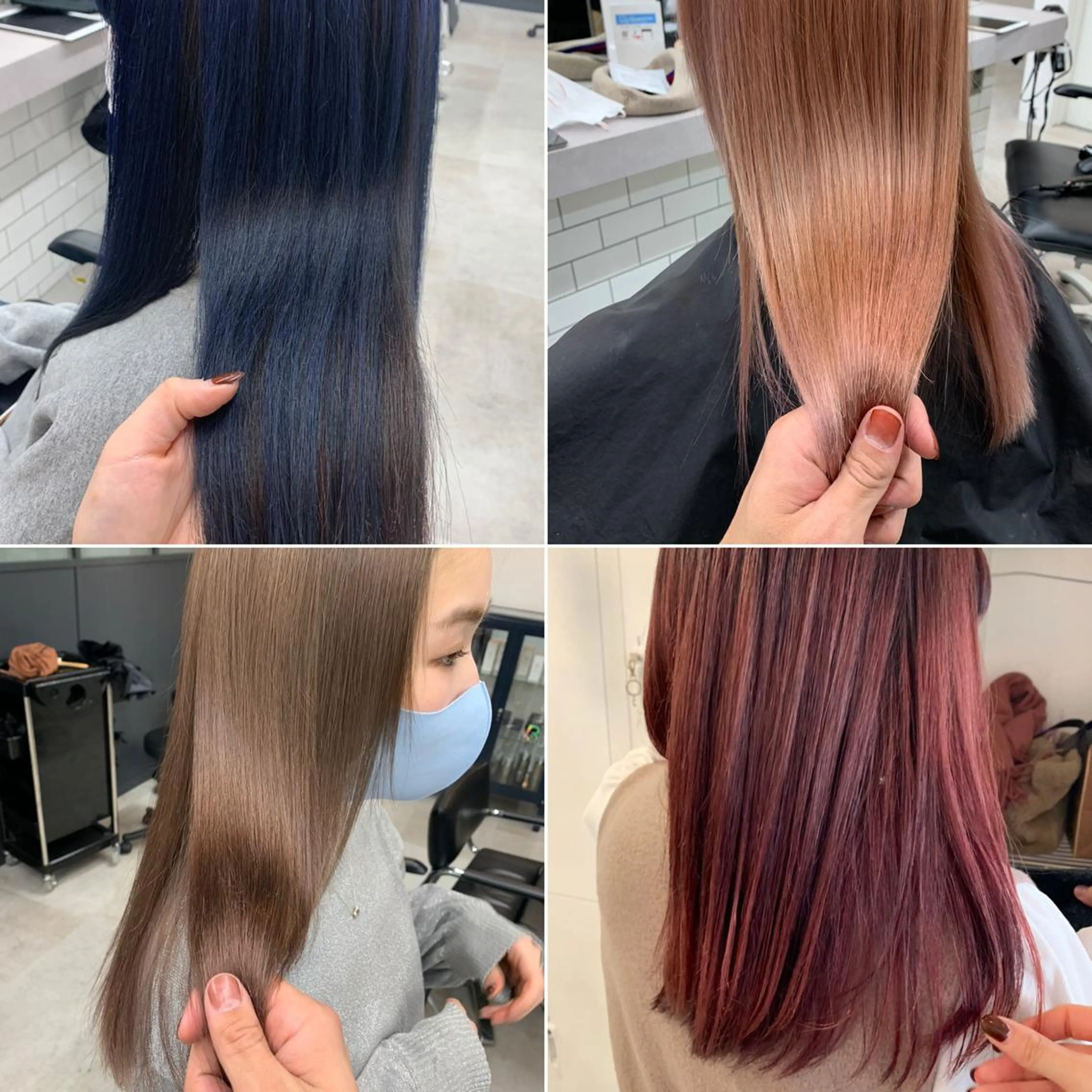 セミロング カラー ダブルカラー ハイトーンカラー ヘアカラー トリートメント FRAME+spa&hair roomなんば駅前店所属・🌸MAYU🌸 ハイトーン➕レイヤーのヘアスタイル