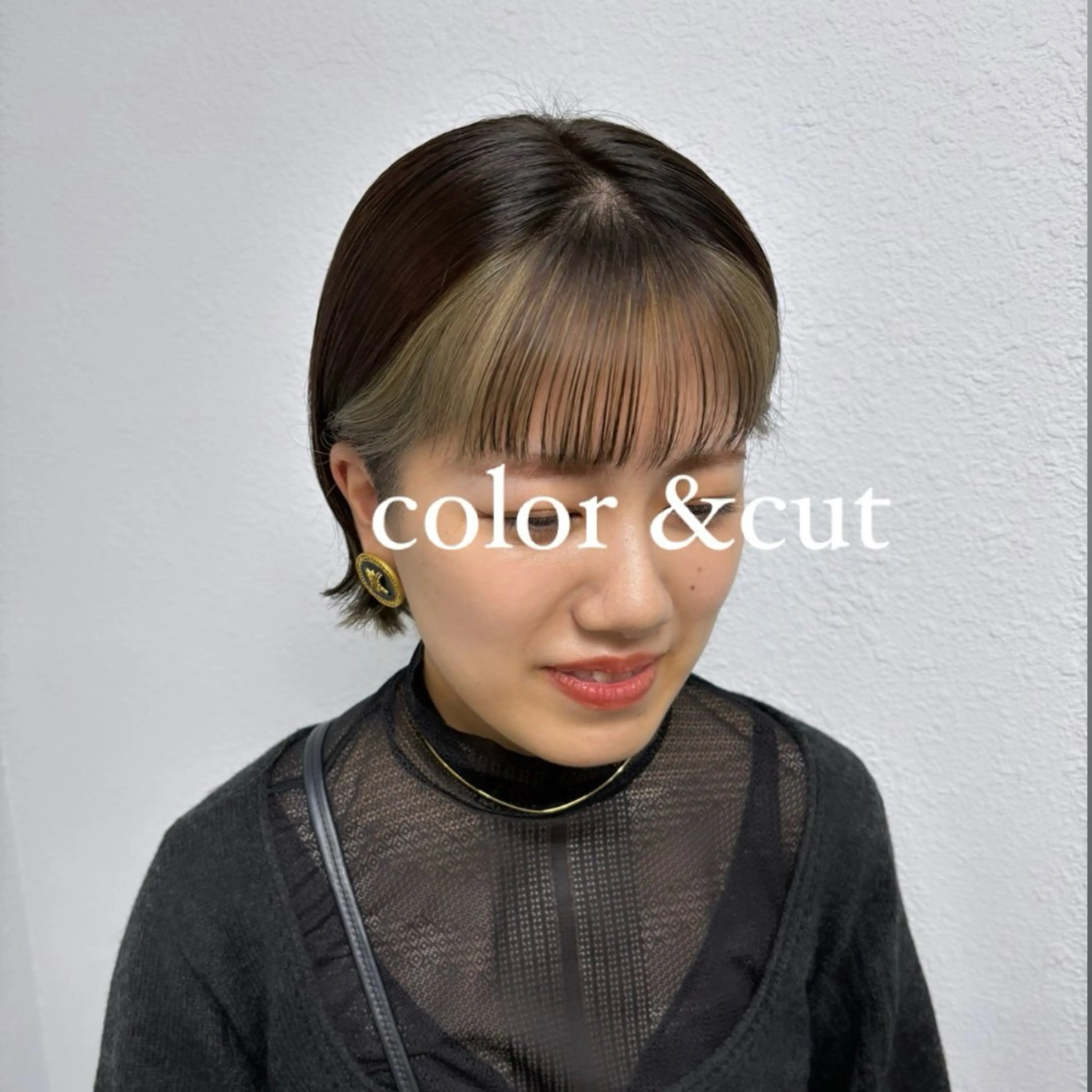 ショート 🥨ケアブリーチ🥨 栄 かのんのヘアスタイル