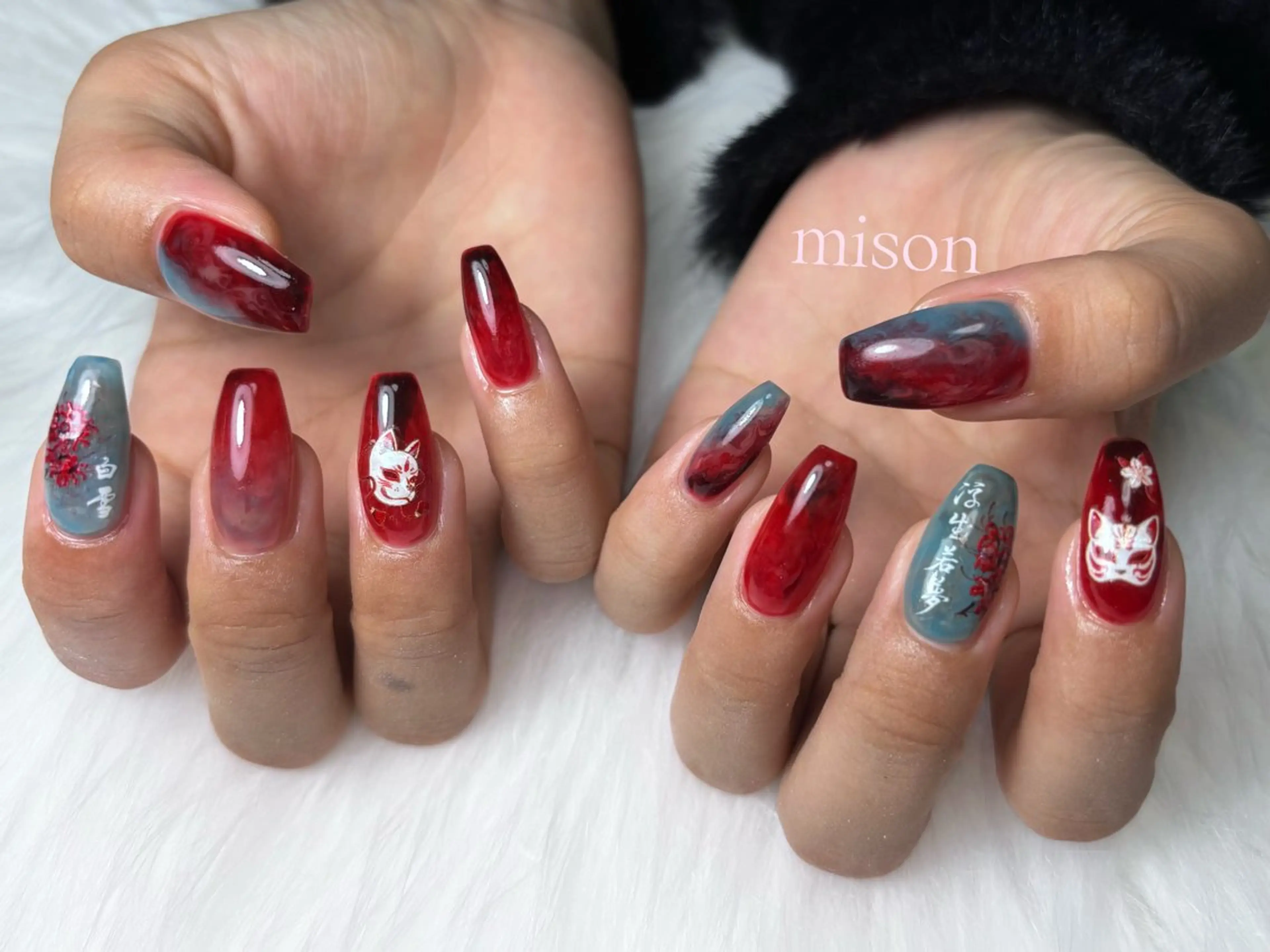 ネイル mison所属・mison 安形友花のネイルデザイン