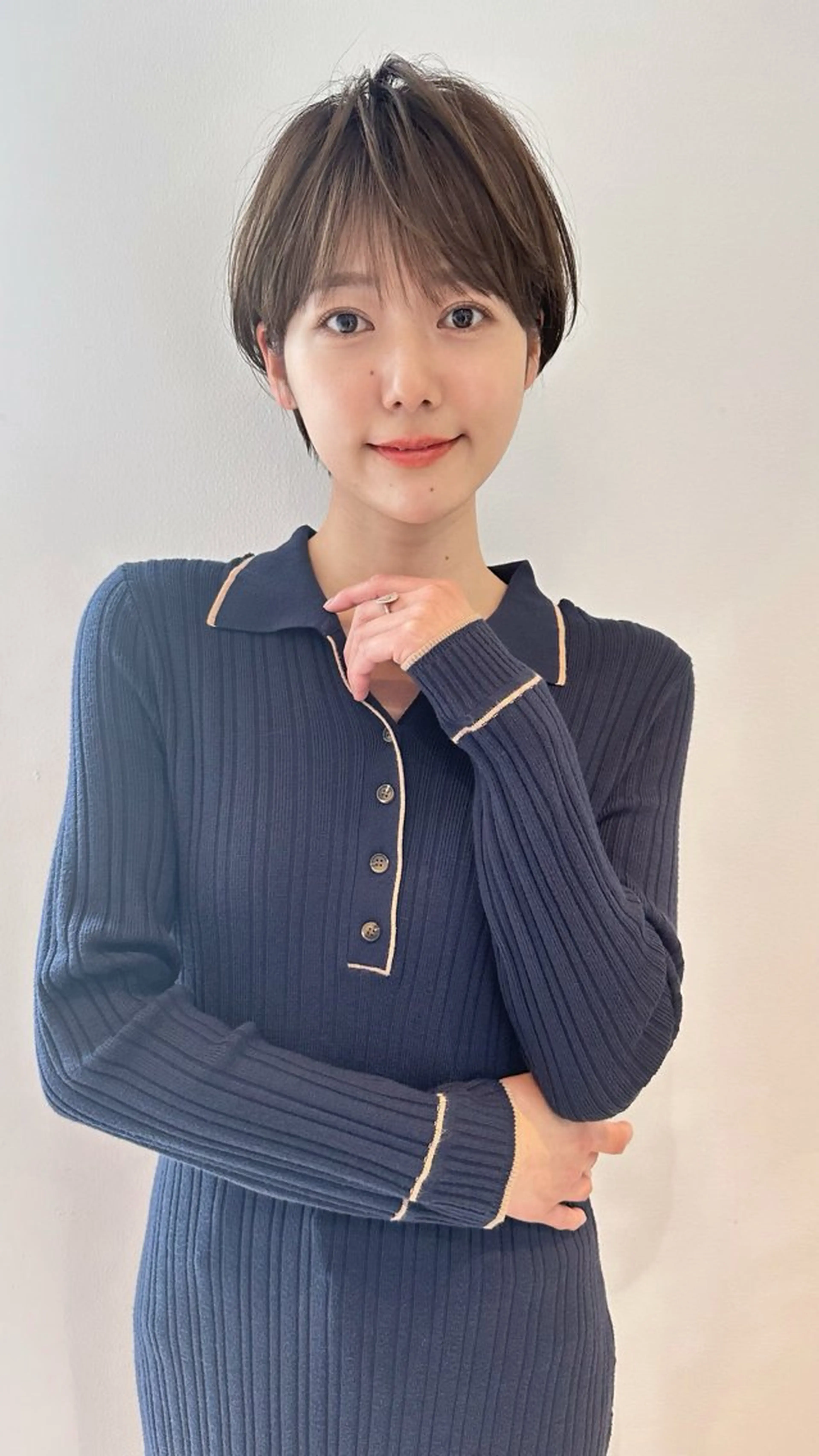 ショート 無料カットモデル/ 丸みショート/たくみのヘアスタイル