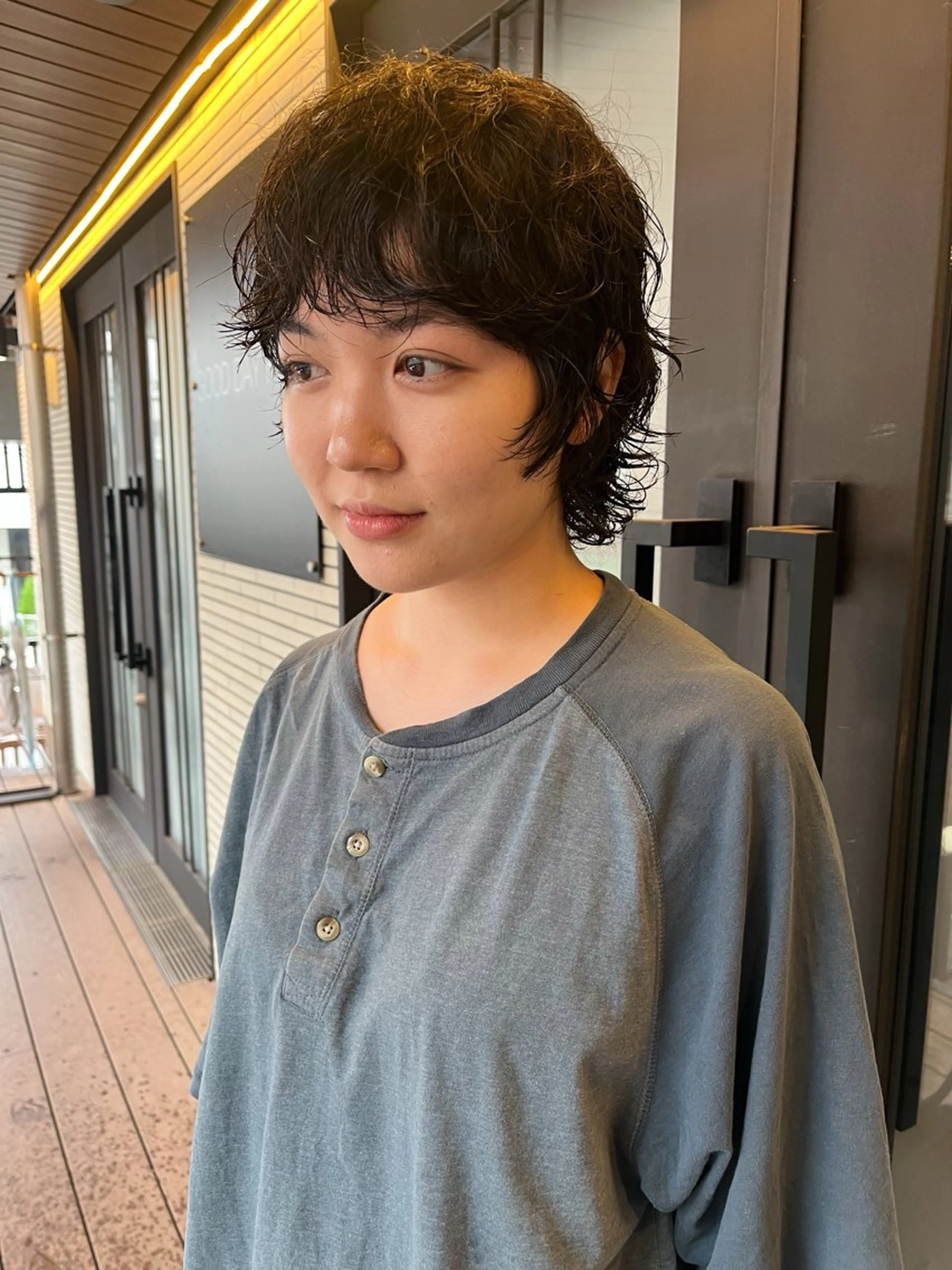 ショート カット 暖色カラー 🌼クニトウメイのヘアスタイル