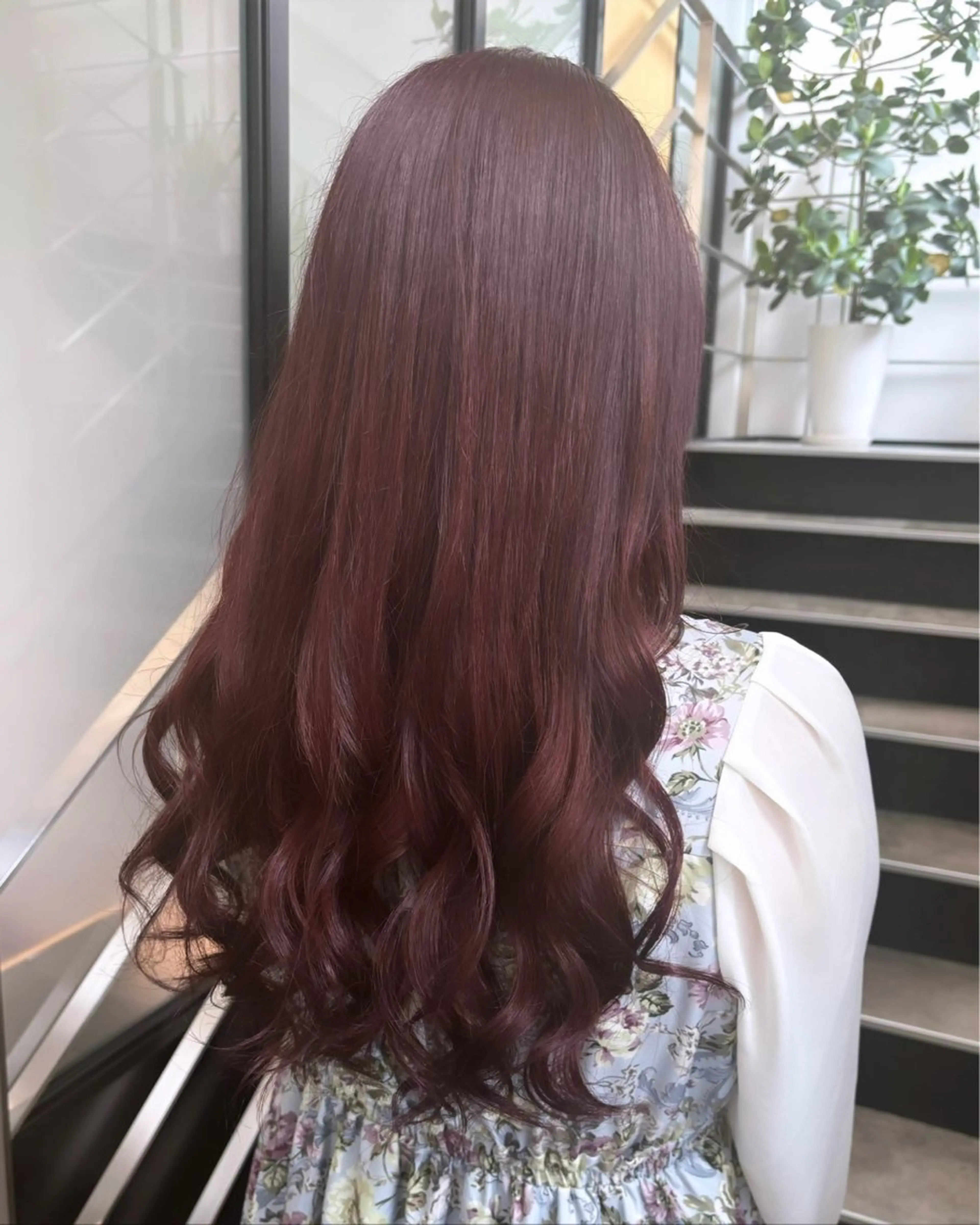 ロング カラー カット ヘアカラー トリートメント 💗ガーリーヘア🎀 saki💗のヘアスタイル
