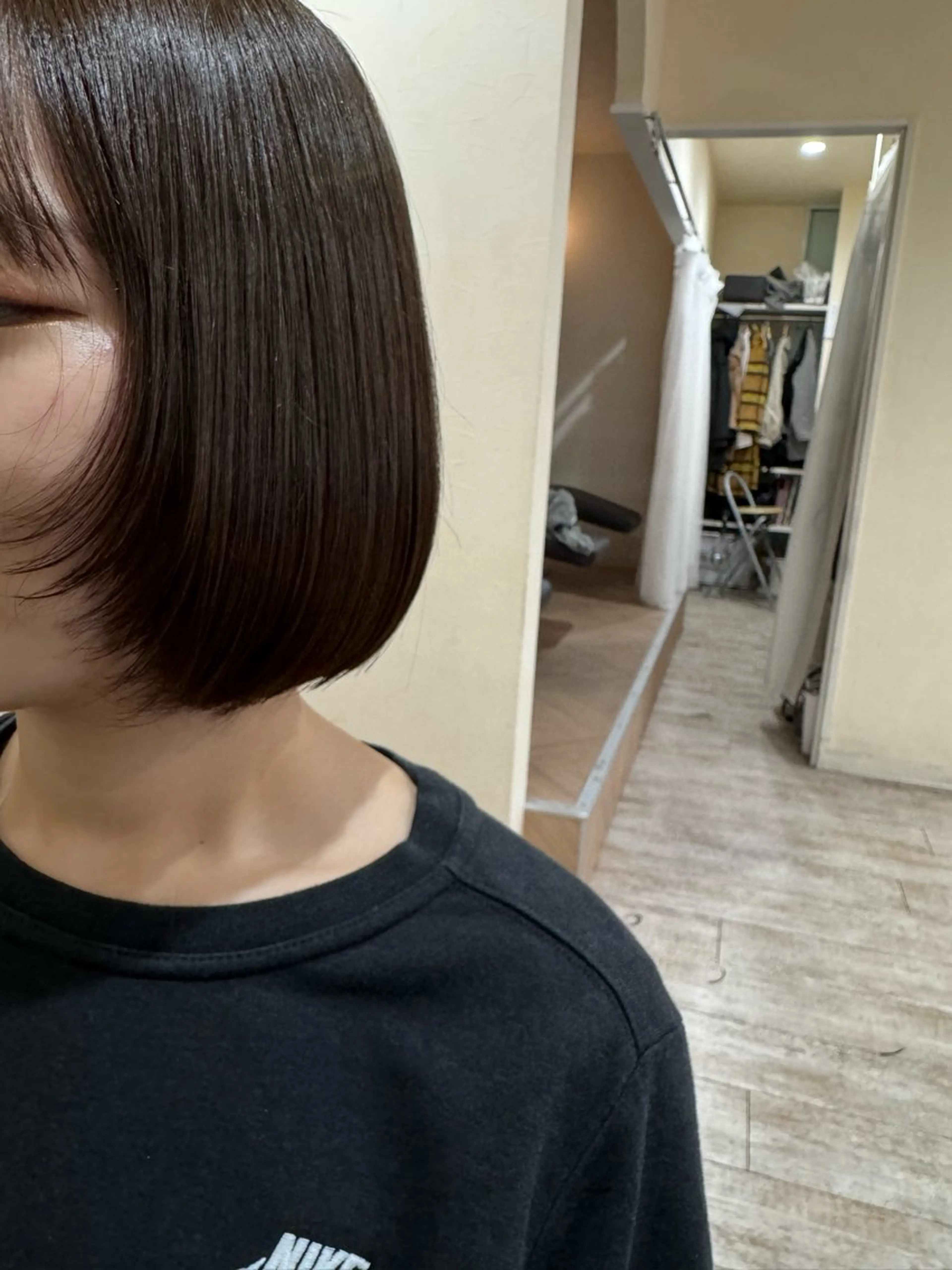 ミディアム カラー ヘアアレンジ 顔まわりレイヤー 髪質改善 レイヤーカット カット ヘアカラー トリートメント noble店長 松本　拓也▶◀*.のヘアスタイル