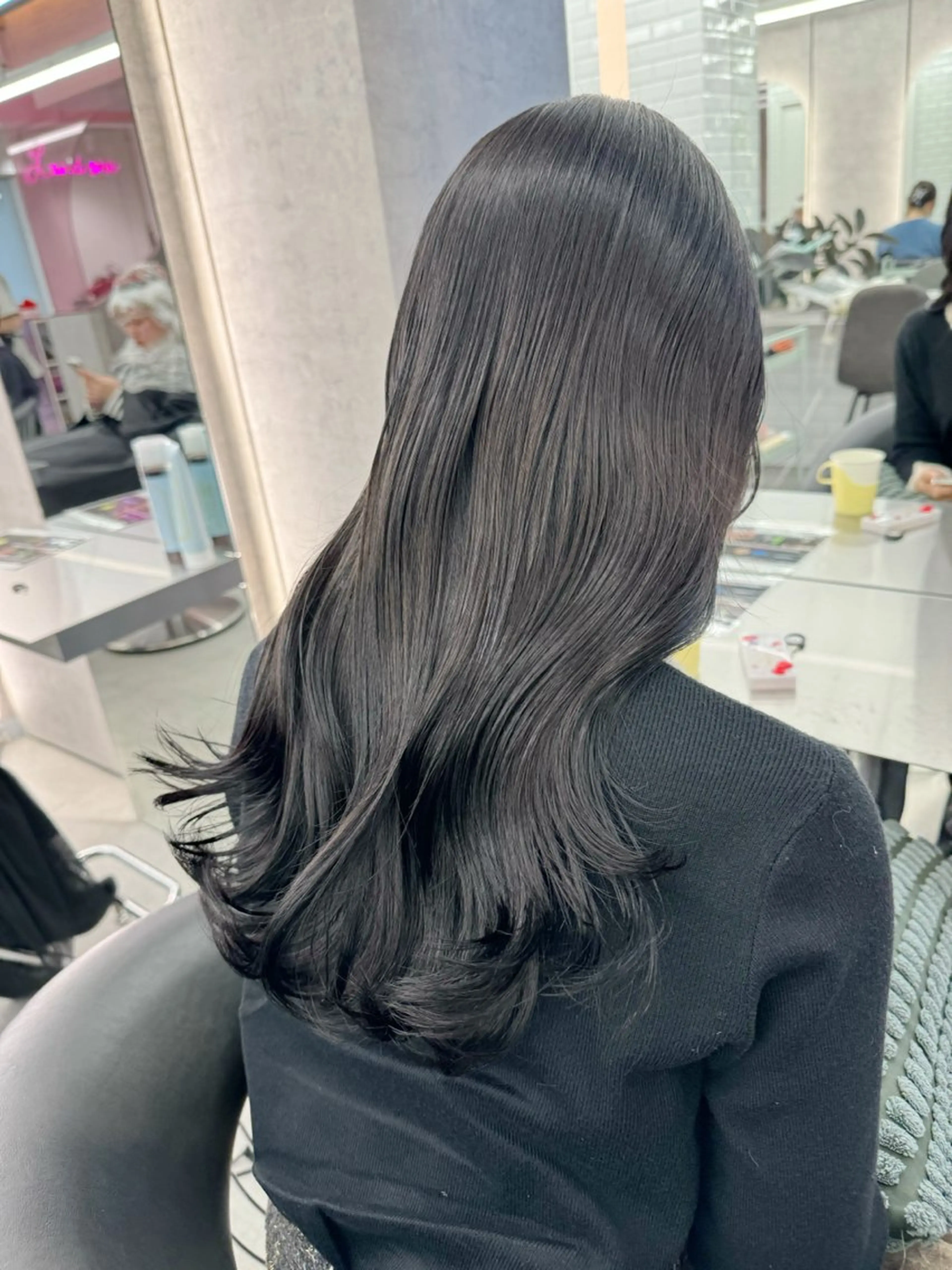 セミロング ヘアカラー トリートメント 髪質改善/カラー 山口蒼太のヘアスタイル