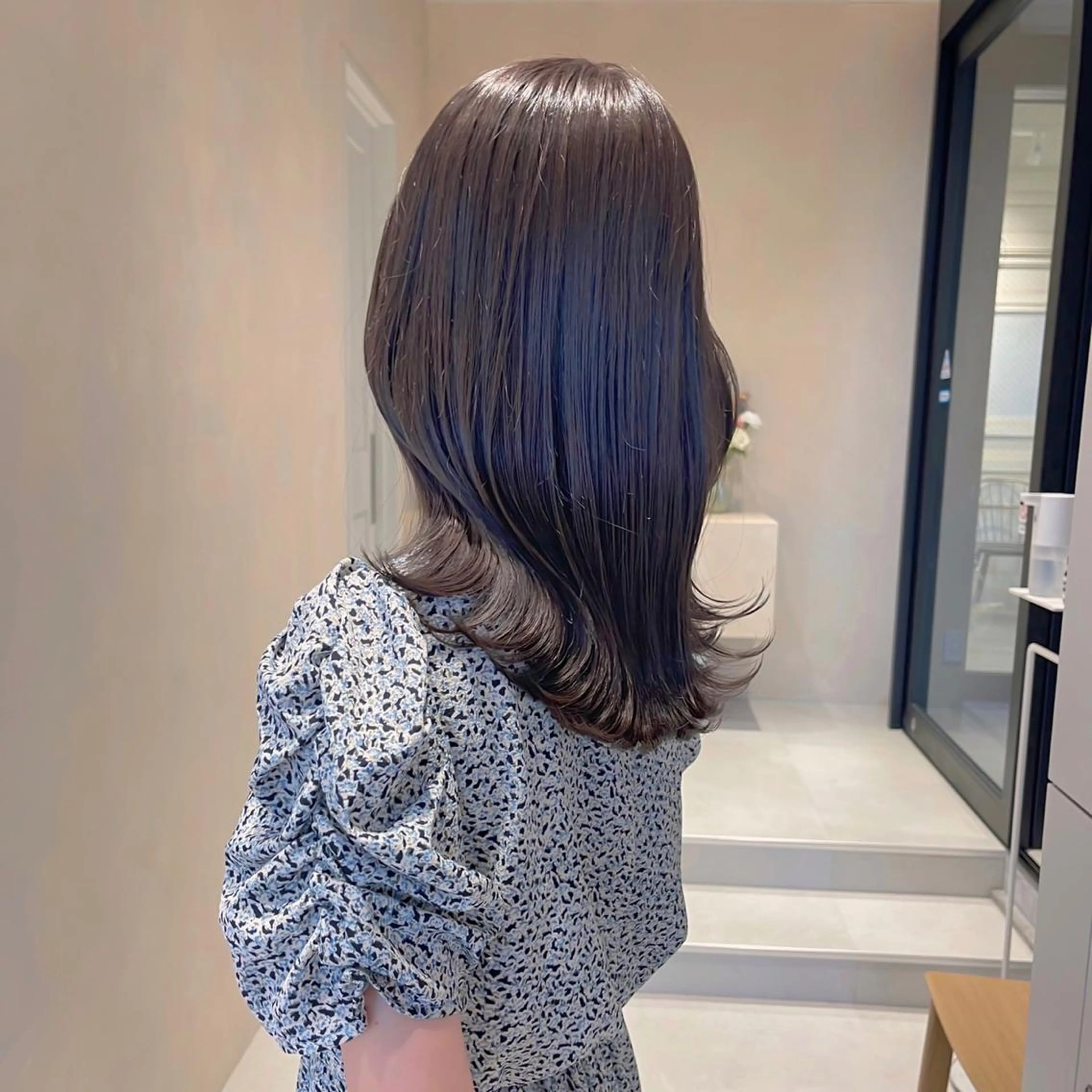 透明感出るワンカラー+髪質改善トリートメントの写真