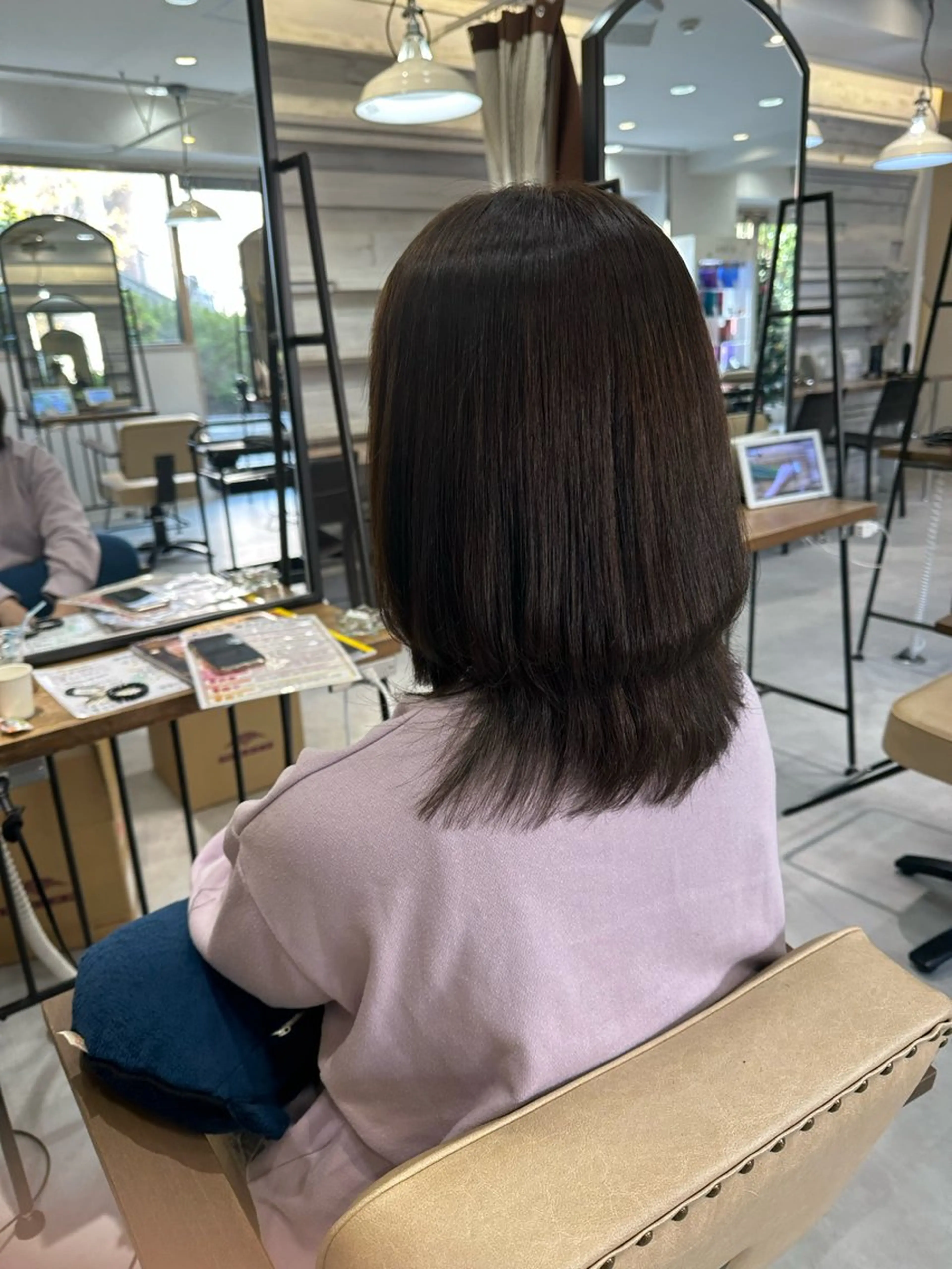 ミディアム カラー 髪質改善AUSTIN登戸所属・野村 一花 / 暖色 カラー / Wカラーのヘアスタイル